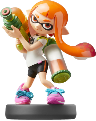 Inkling Girl (Super Smash Bros. series) - Nintendo Amiibo Amiibo Nintendo   