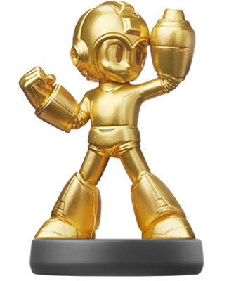 Mega Man - Gold Edition (Super Smash Bros. Series) Amiibo | J&L Game