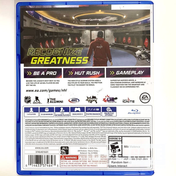 Best Buy: NHL 21 Standard Edition PlayStation 4, PlayStation 5 37464