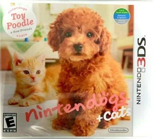 Nintendogs + Cats: Toy Poodle and New Friends - Nintendo 3DS ( World Edition ) Video Games Nintendo   