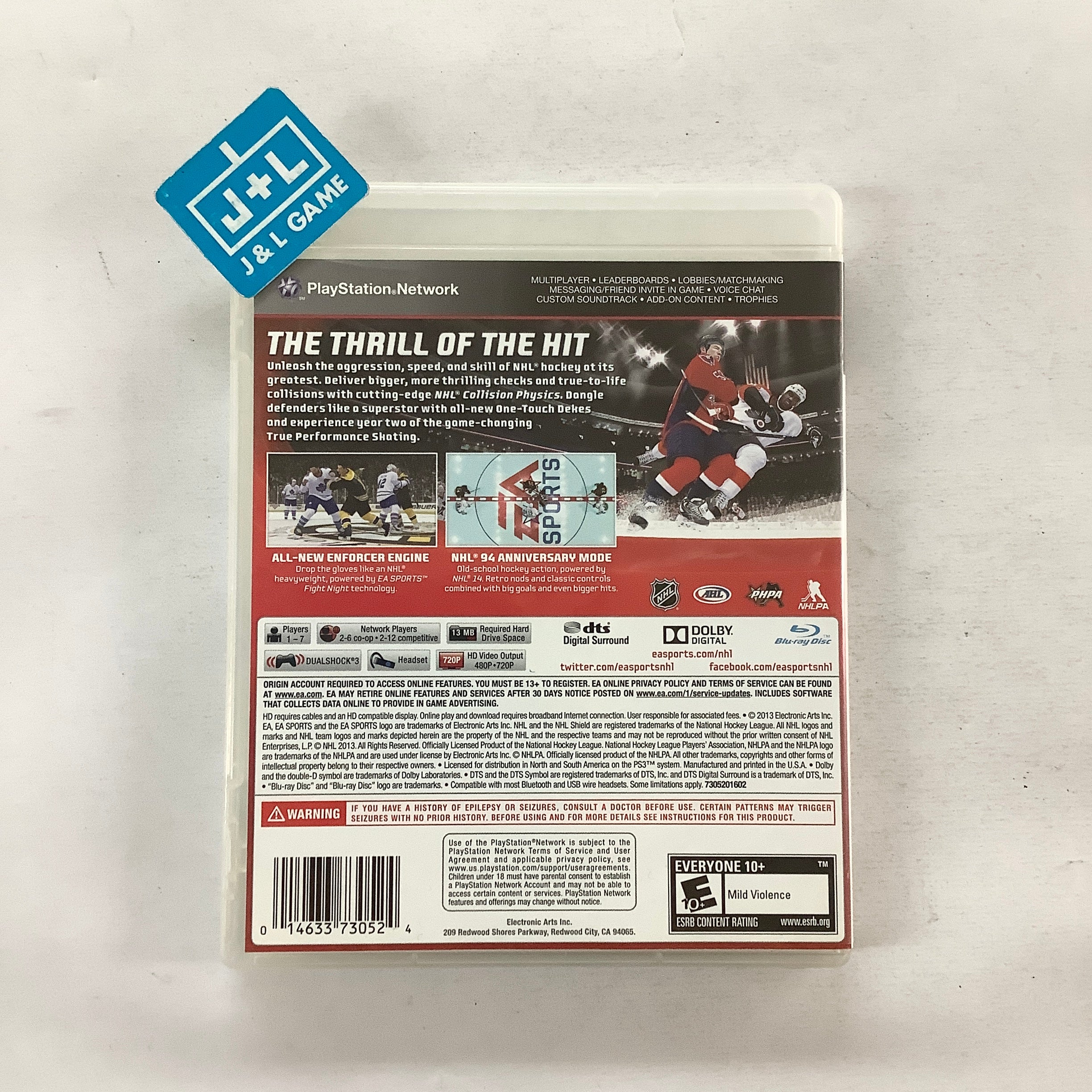 NHL 14 - (PS3) Playstation 3 [Pre-Owned] Video Games Electronic Arts