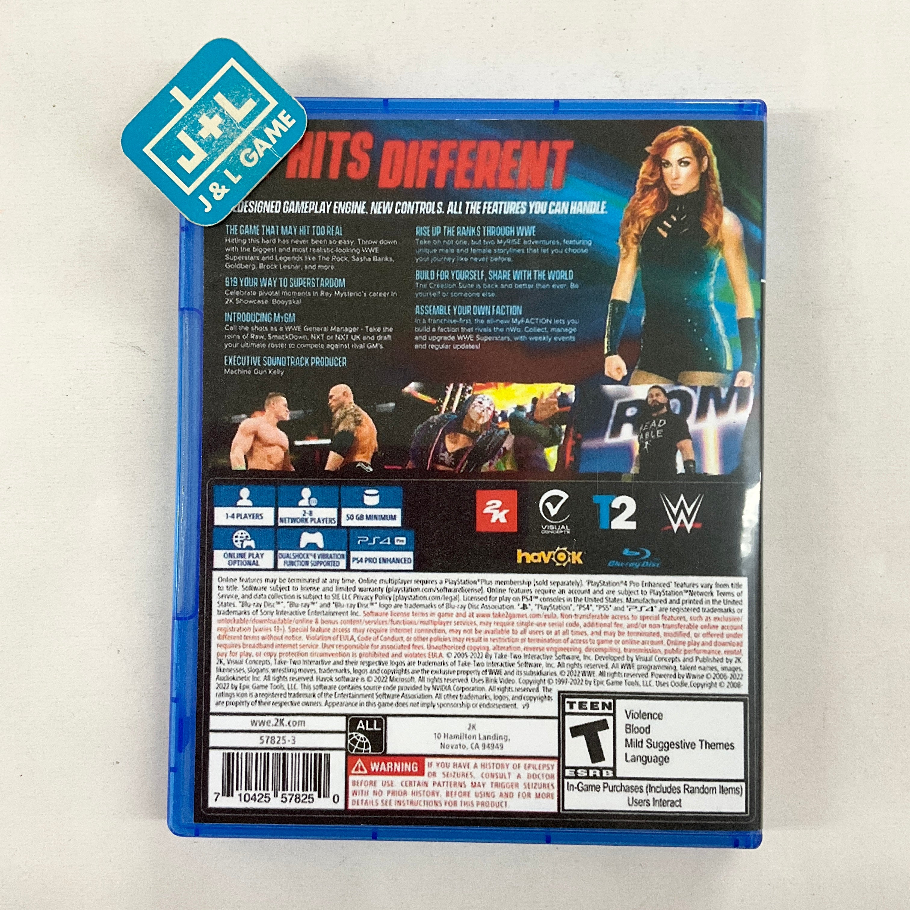 WWE 2K22 - (PS4) PlayStation 4 [Pre-Owned] Video Games 2K   