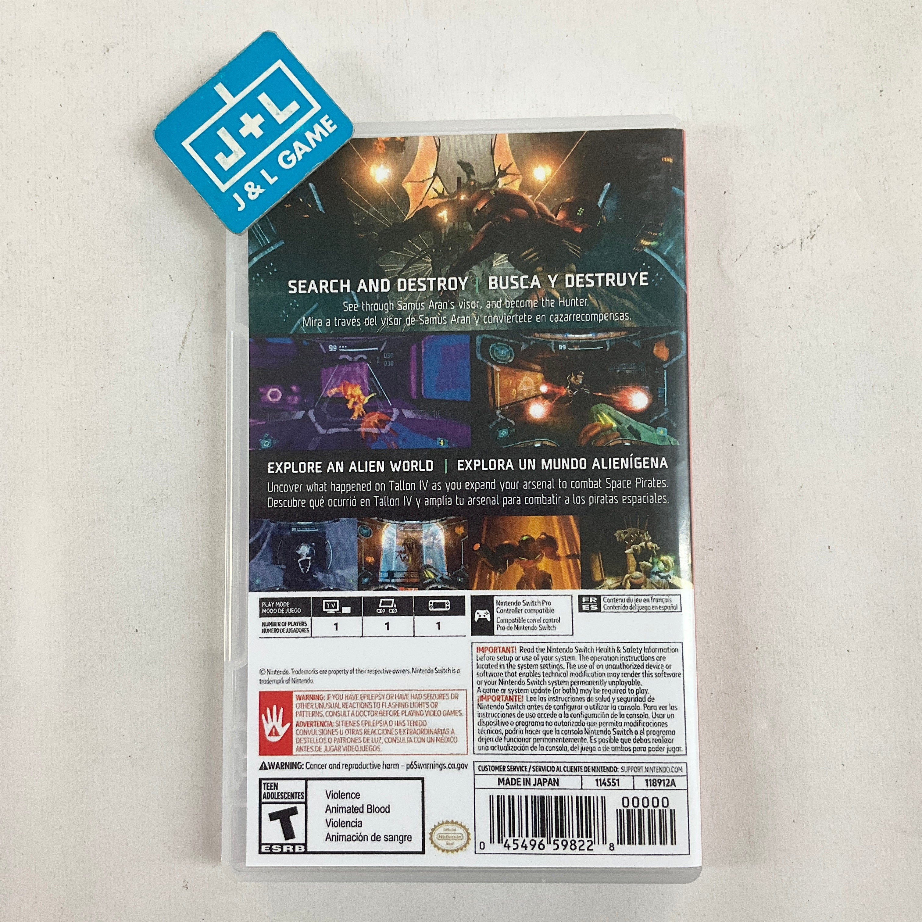Metroid Prime Remastered - (NSW) Nintendo Switch [Pre-Owned] Video Games Nintendo