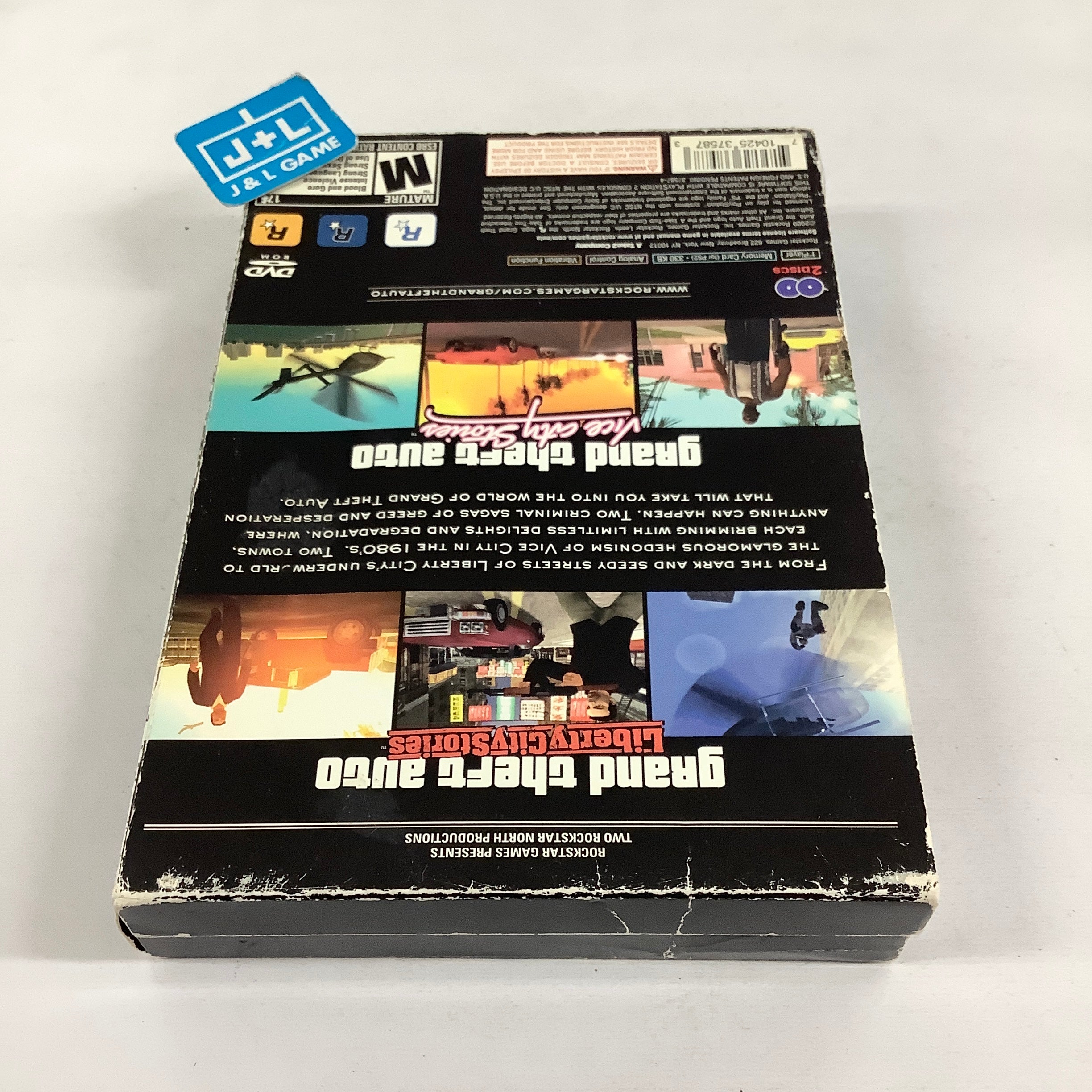 Grand Theft Auto: Liberty City Stories / Vice City Stories - (PS2) PlayStation 2 [Pre-Owned] Video Games Take-Two Interactive