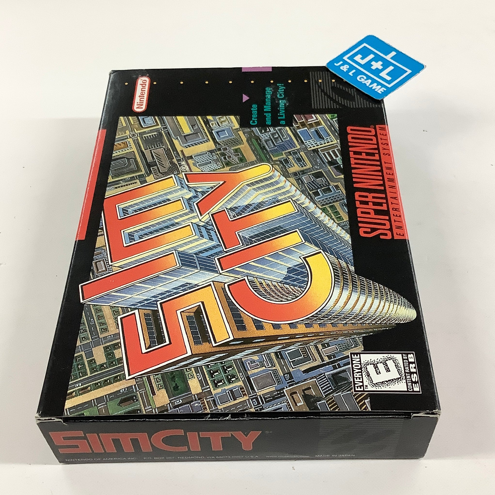 SimCity - (SNES) Super Nintendo [Pre-Owned]