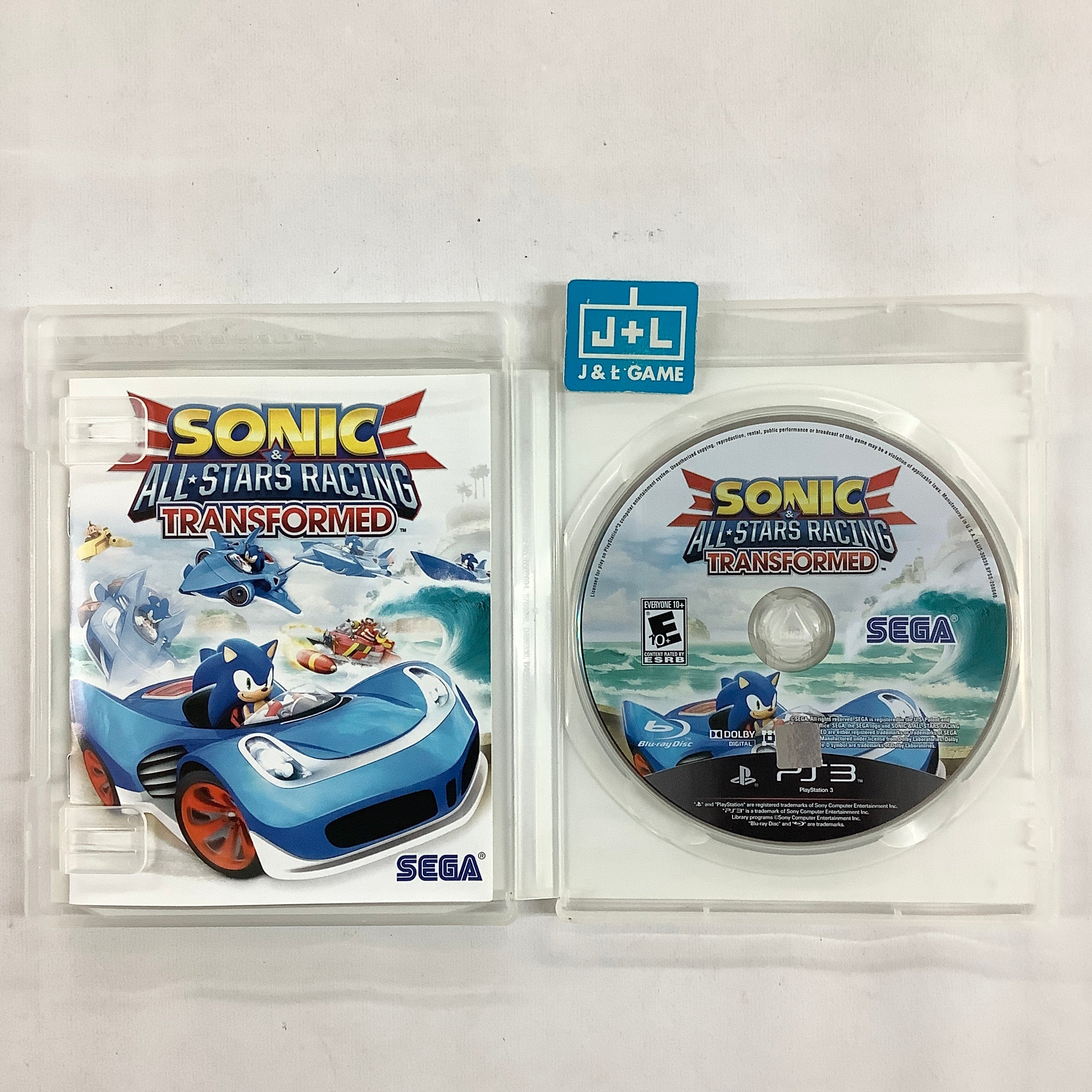 Sonic & All-Stars Racing Transformed - (PS3) PlayStation 3 [Pre-Owned] Video Games Sega