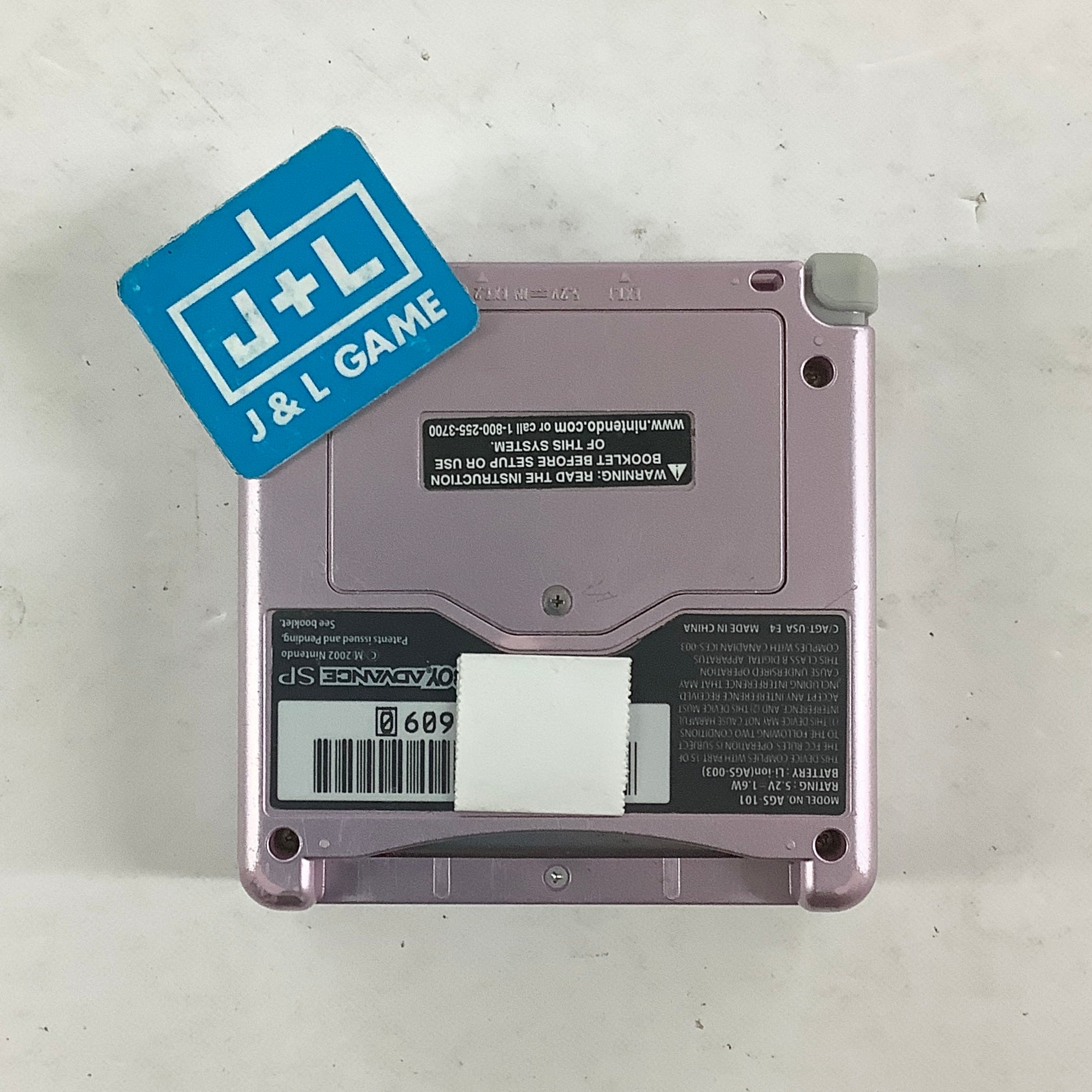 Nintendo Game Boy Advance SP Console AGS - 101 (Pearl Pink) - (GBA) Game Boy Advance SP [Pre-Owned] CONSOLE Nintendo