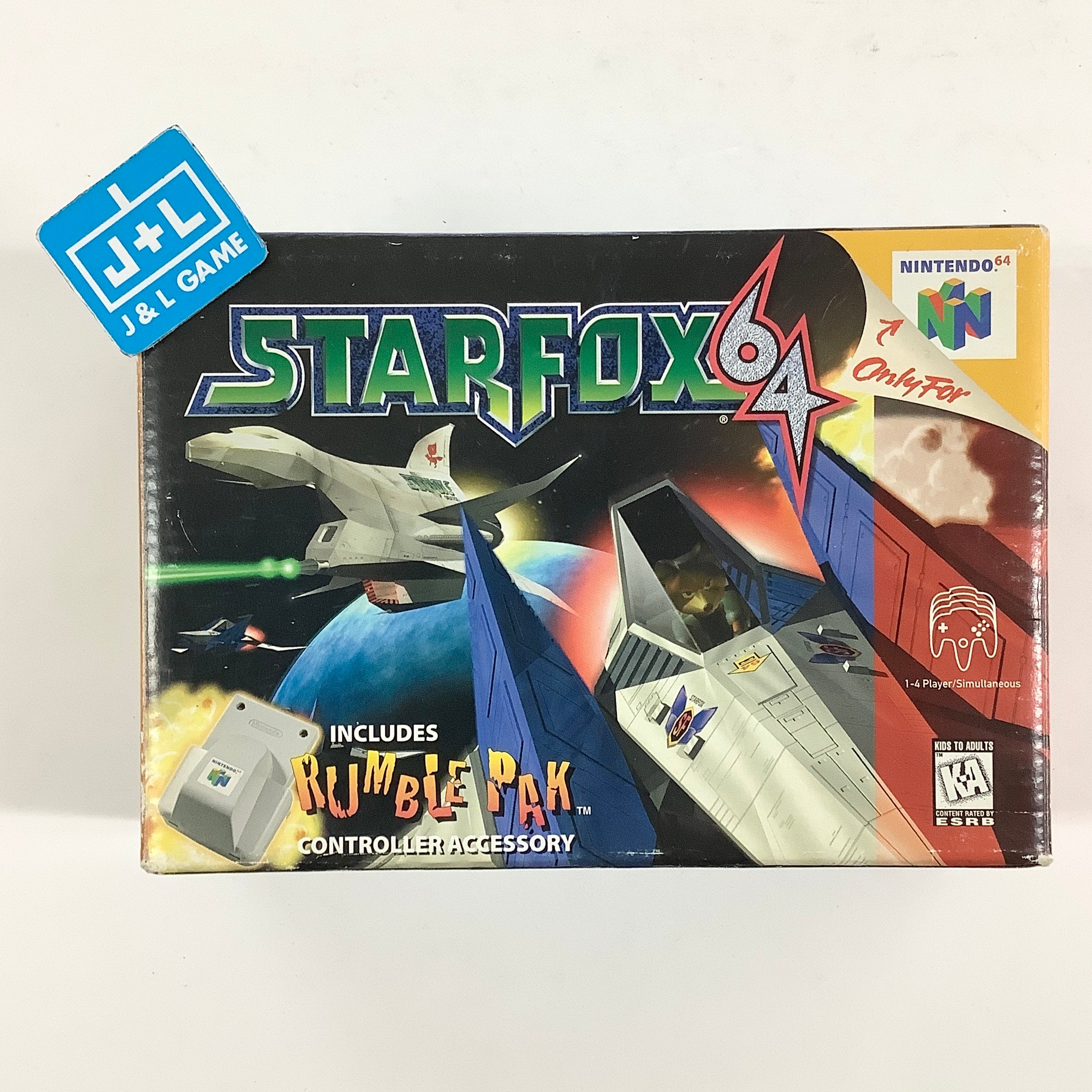 StarFox 64 (Rumble Pak Bundle) - (N64) Nintendo 64 [Pre-Owned] Video Games Nintendo