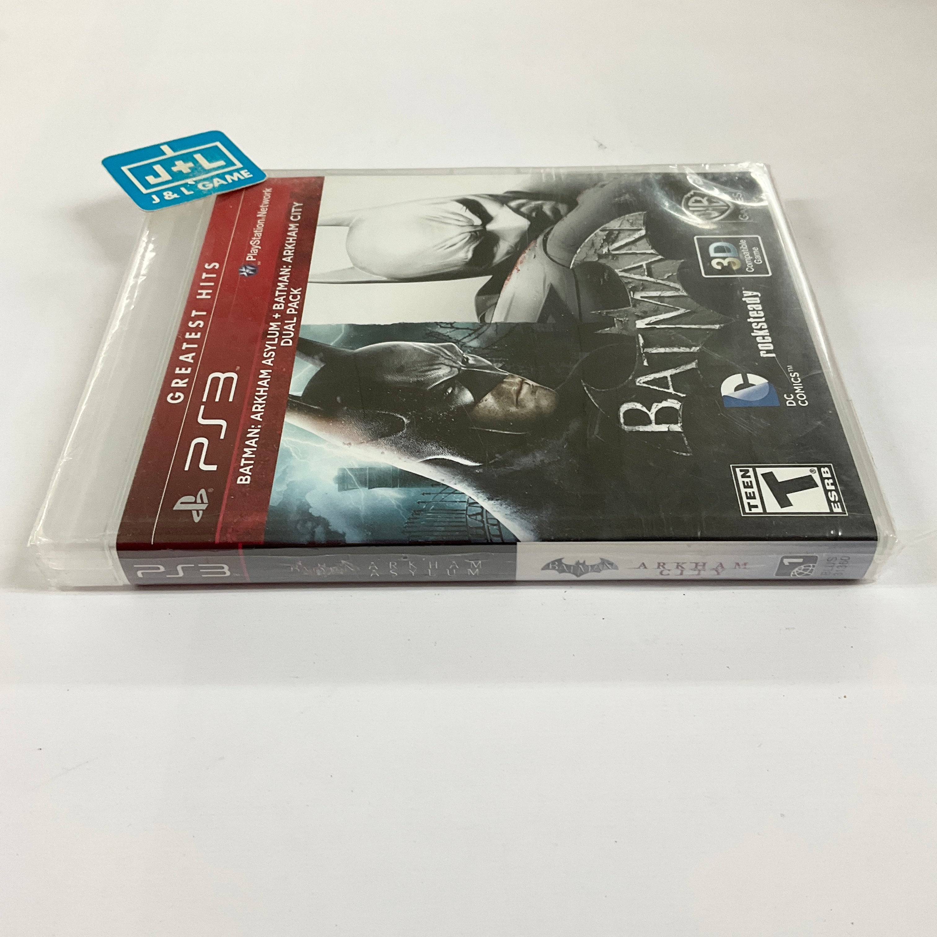 Batman: Arkham Asylum + Batman: Arkham City Dual Pack (Greatest Hits) - (PS3) Playstation 3 Video Games Warner Bros. Interactive Entertainment   