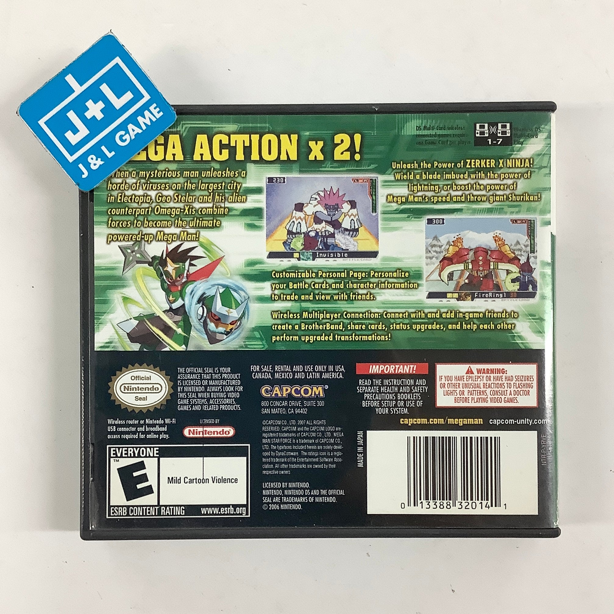 Mega Man Star Force 2: Zerker X Ninja - (NDS) Nintendo DS [Pre-Owned]