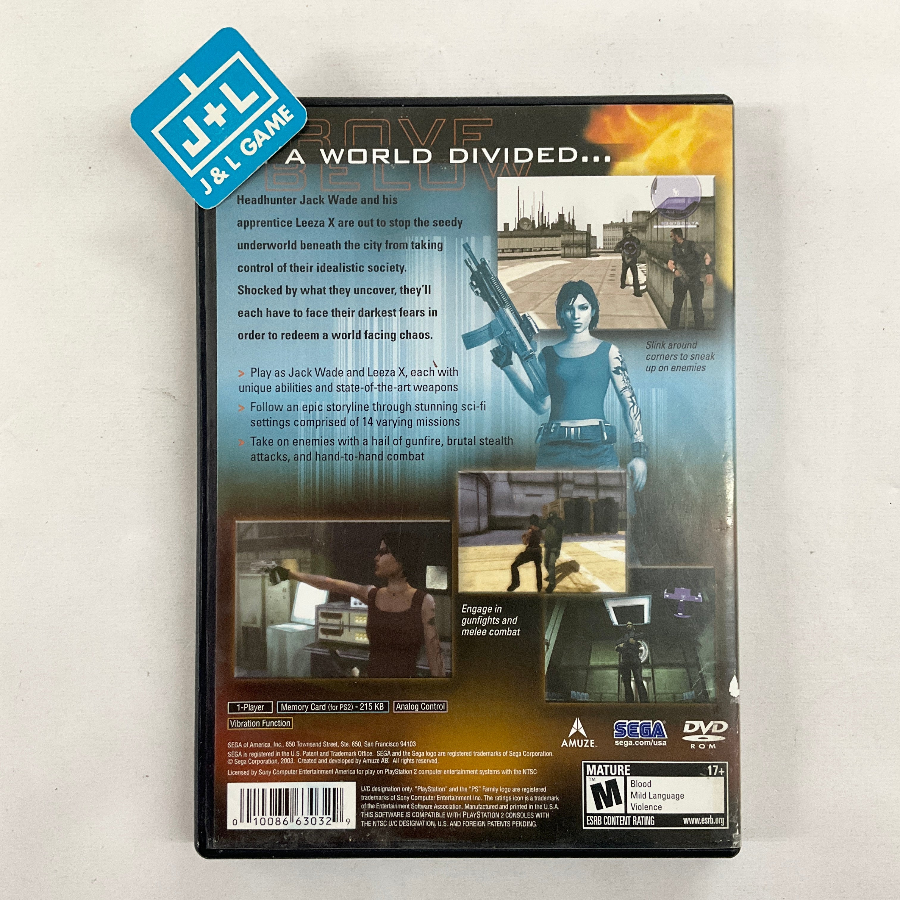 Headhunter: Redemption - (PS2) PlayStation 2 [Pre-Owned] Video Games SEGA   