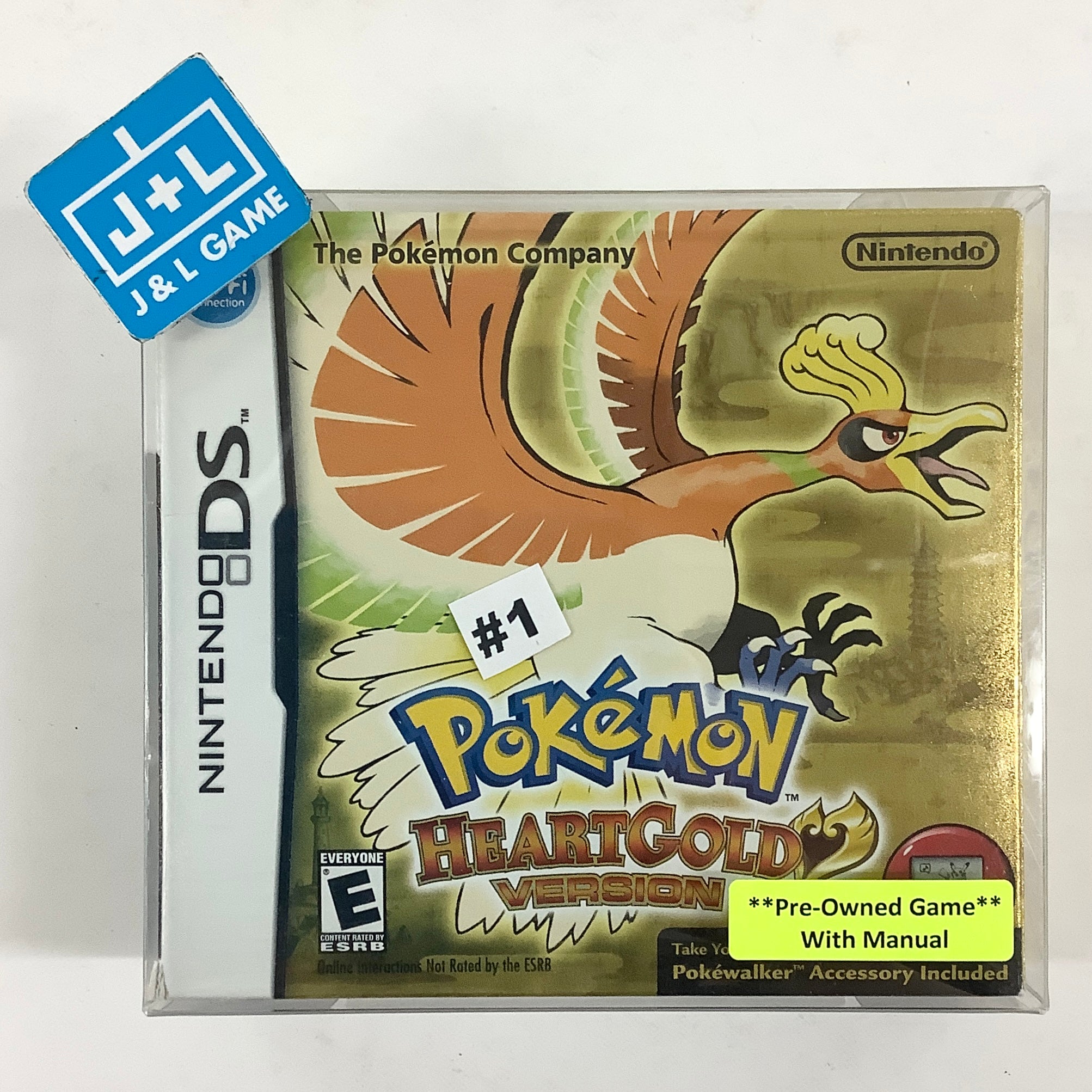 Pokemon HeartGold Version (w/ Pokewalker) - (NDS) Nintendo DS [Pre-Owned] Video Games Nintendo