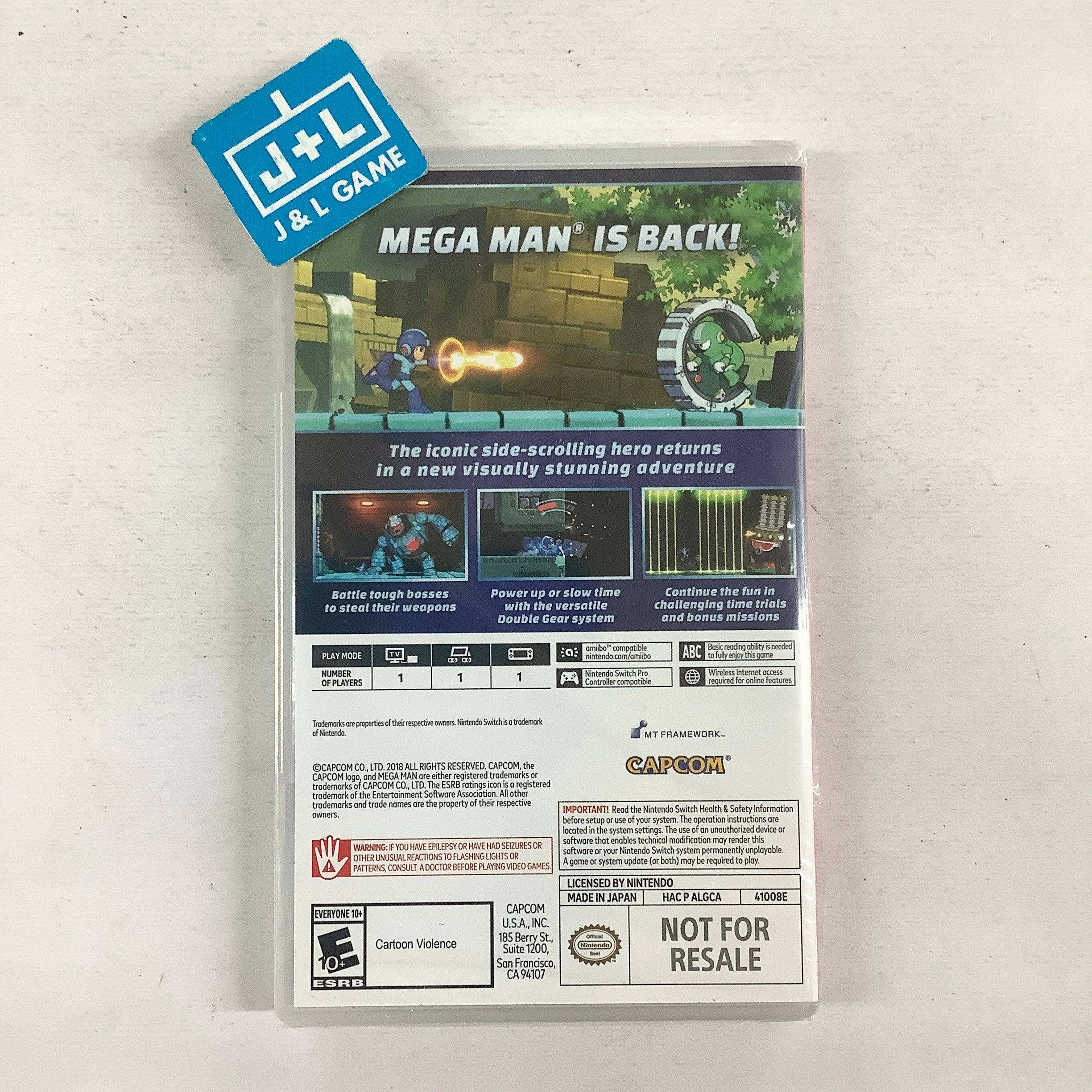 Mega Man 11 Amiibo Edition - (NSW) Nintendo Switch Video Games Capcom