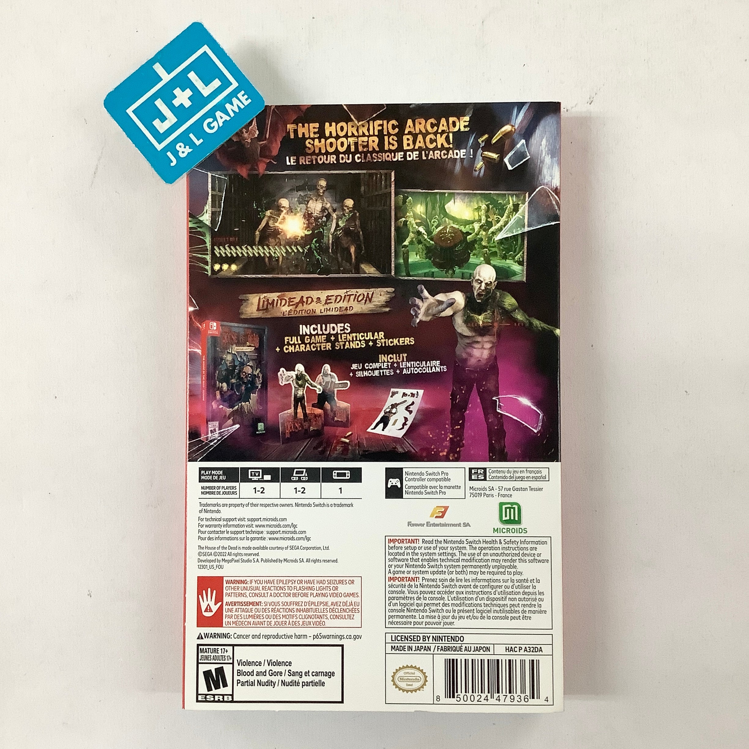 The House of the Dead: Remake (Limidead Edition) - (NSW) Nintendo Switch [Pre-Owned] Video Games Maximum Games