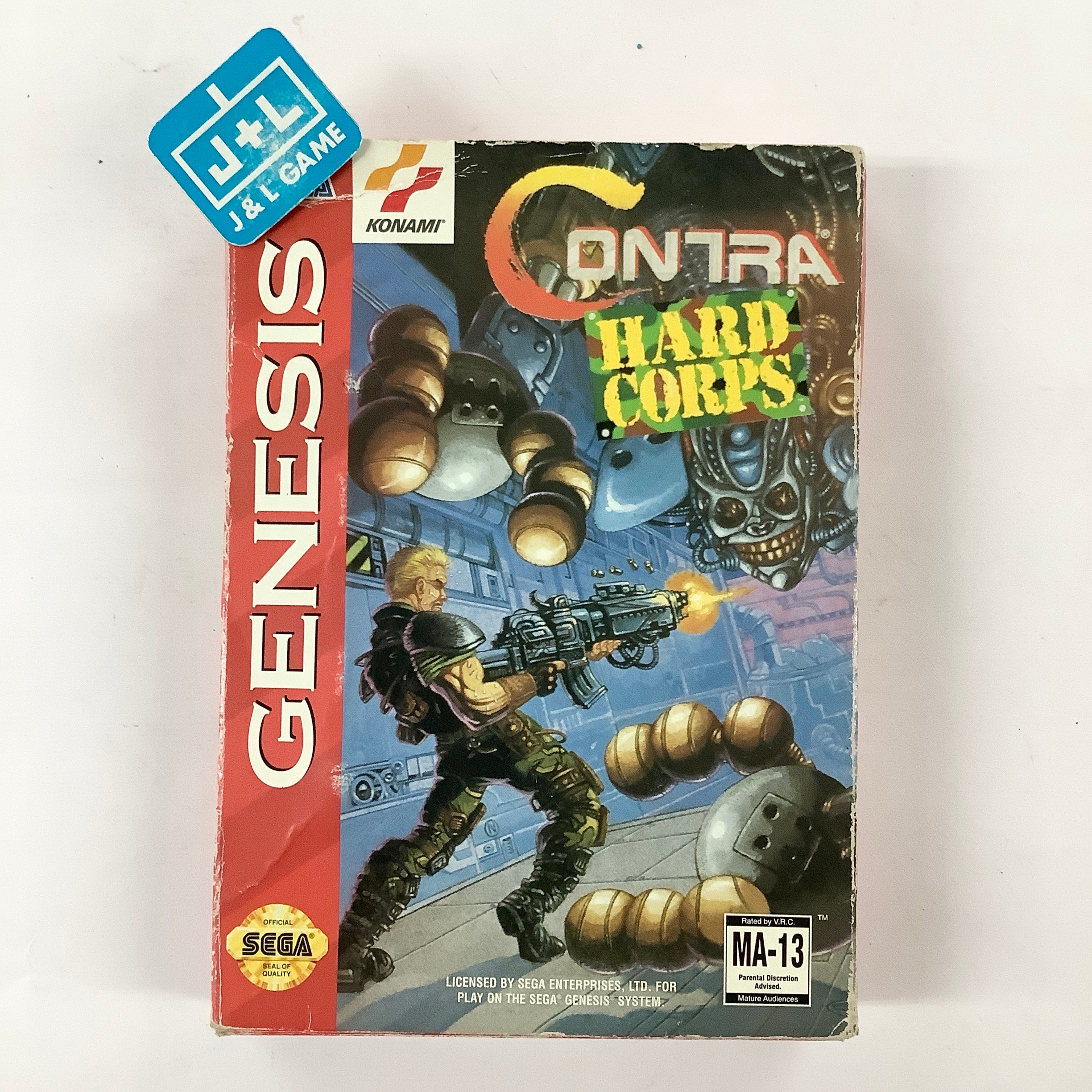 Contra: Hard Corps (Paper Box) - (SG) SEGA Genesis [Pre-Owned] Video Games Konami   