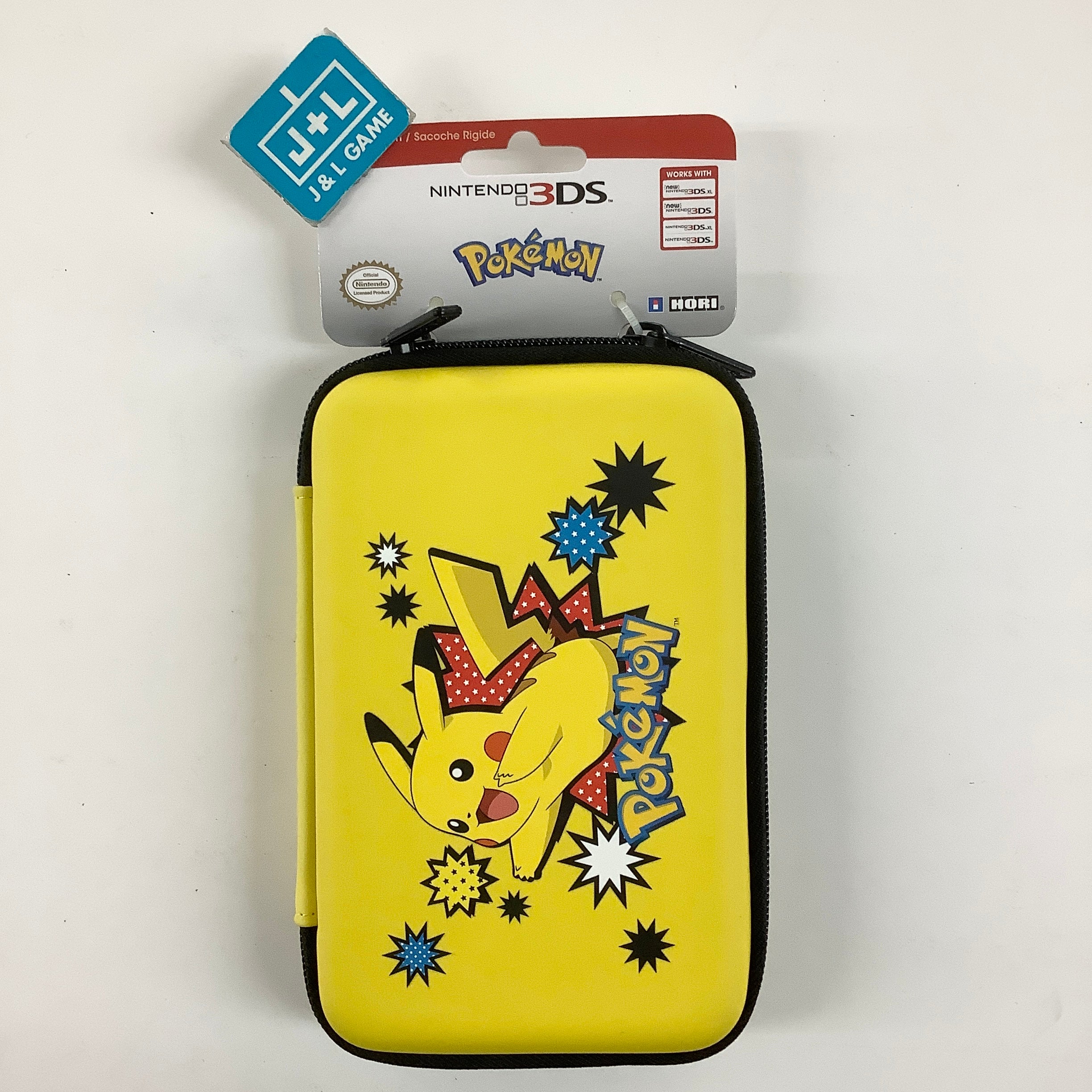 HORI Nintendo 3DS XL Hard Pouch (Pikachu) - (3DS) Nintendo 3DS Accessories HORI