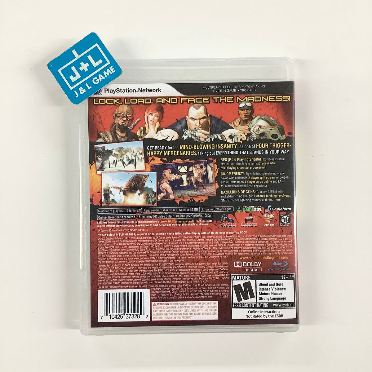 Borderlands - (PS3) PlayStation 3 [Pre-Owned] Video Games 2K Games