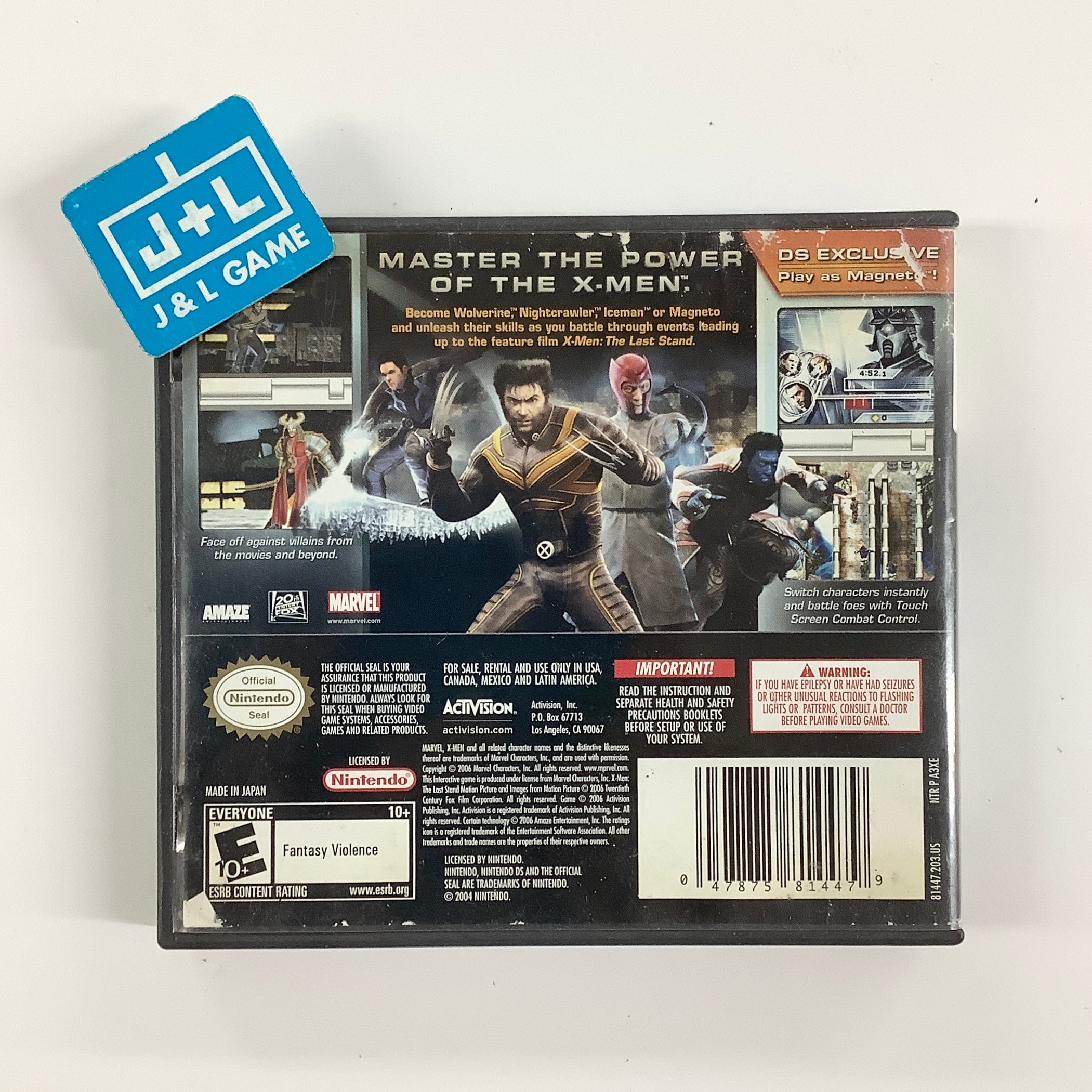 X-Men: The Official Game - (NDS) Nintendo DS [Pre-Owned] Video Games Activision