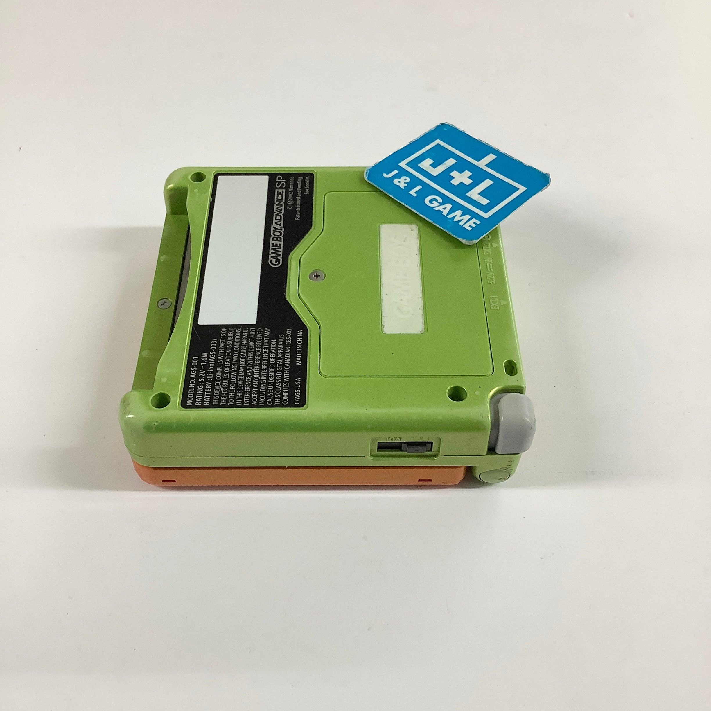 Nintendo Game Boy Advance SP Console AGS-001 (Spice Orange/Lime Green) - (GBA) Game Boy Advance SP [Pre-Owned]