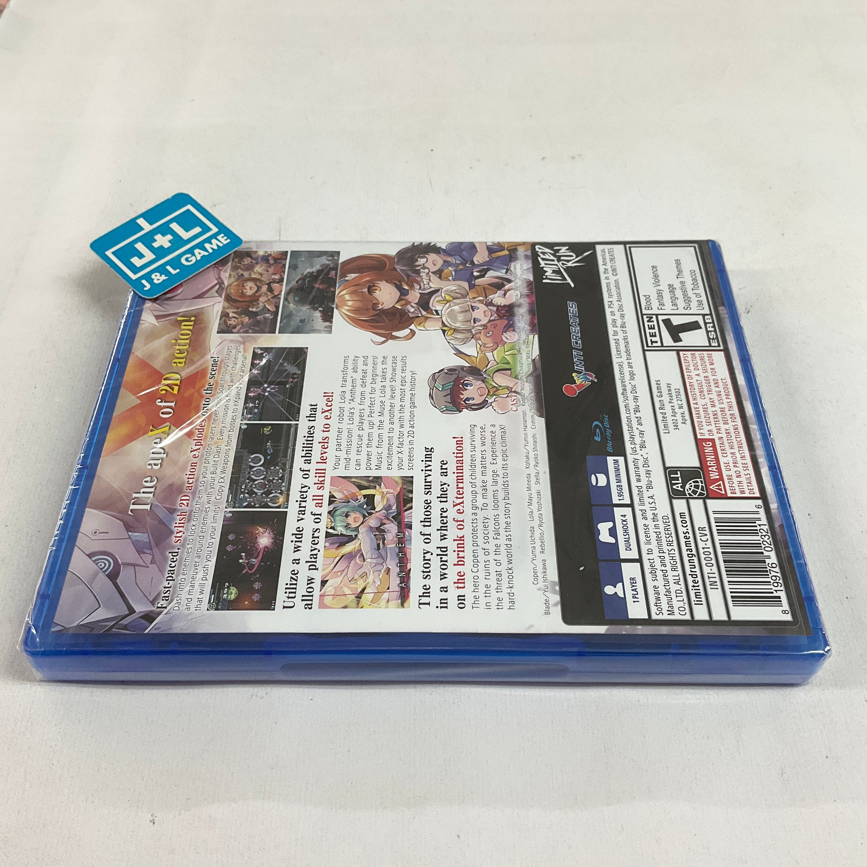 Gunvolt Chronicles: Luminous Avenger iX - (PS4) PlayStation 4 Video Games Limited Run Games