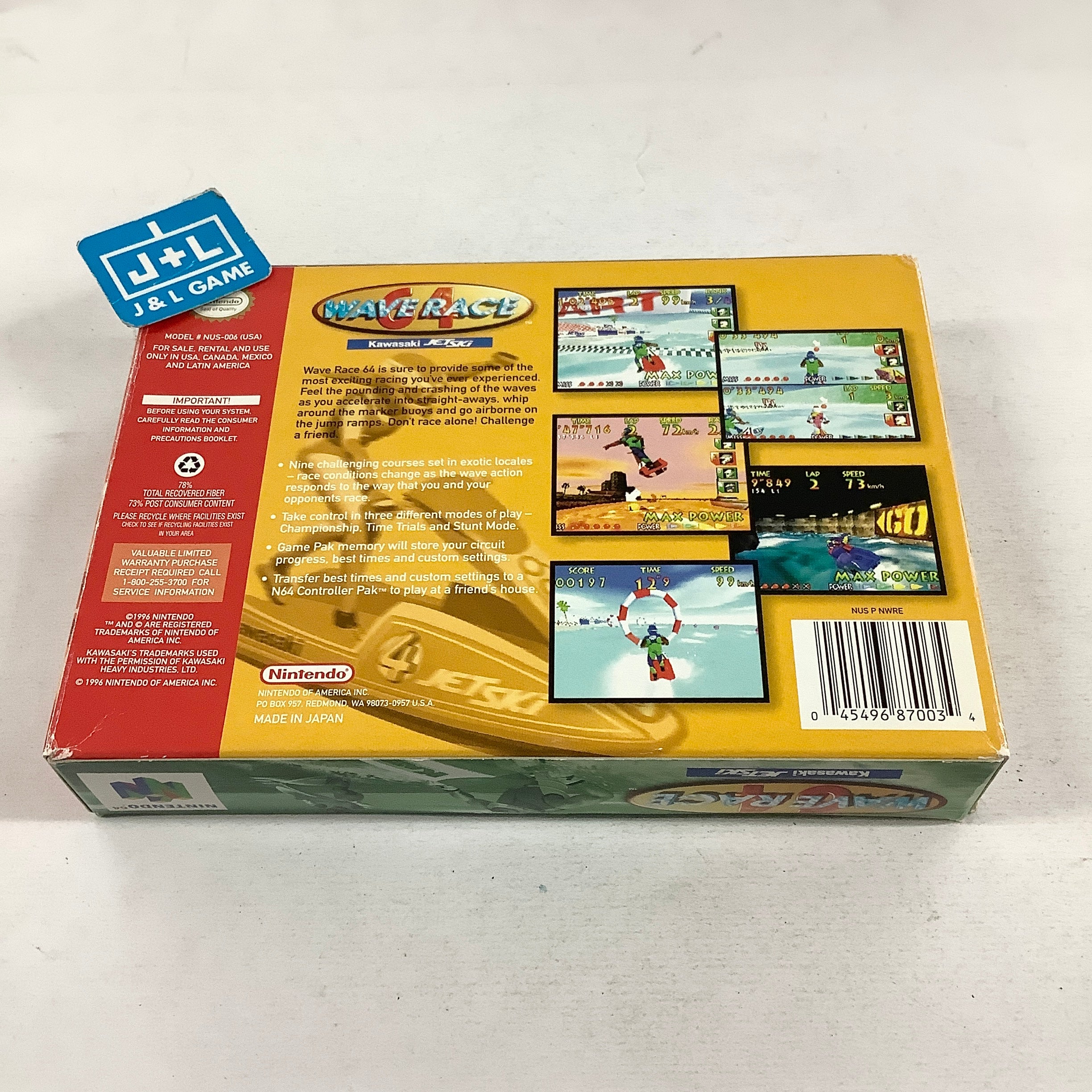 Wave Race 64 - (N64) Nintendo 64 [Pre-Owned] Video Games Nintendo