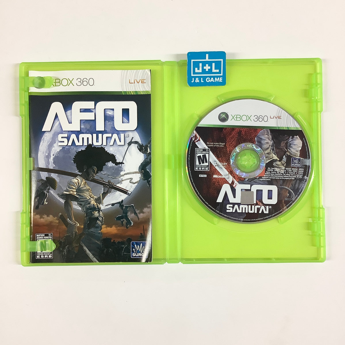 Afro Samurai - Xbox 360 [Pre-Owned] Video Games Namco Bandai Games