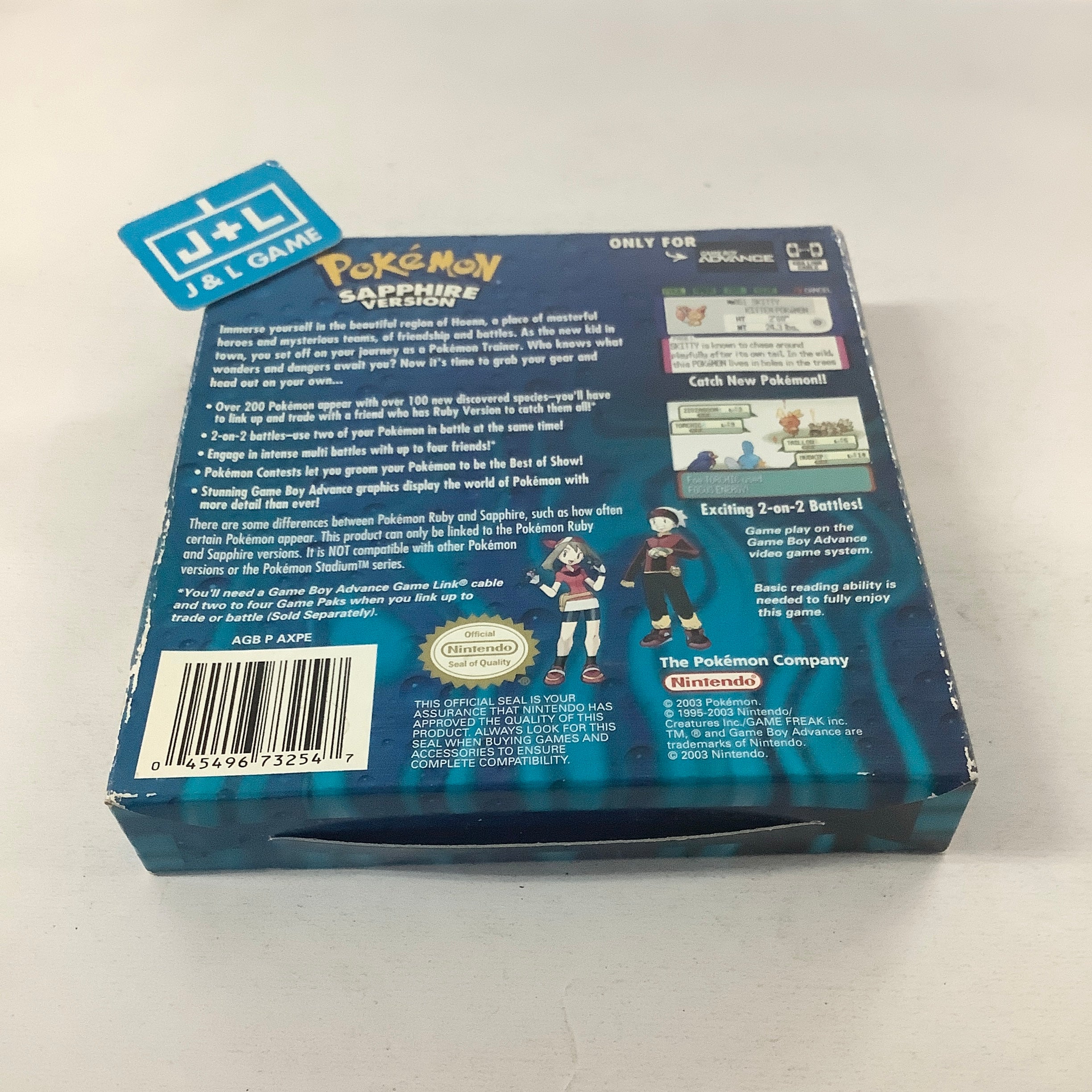 Pokemon Sapphire Version - (GBA) Game Boy Advance [Pre-Owned] Video Games Nintendo   