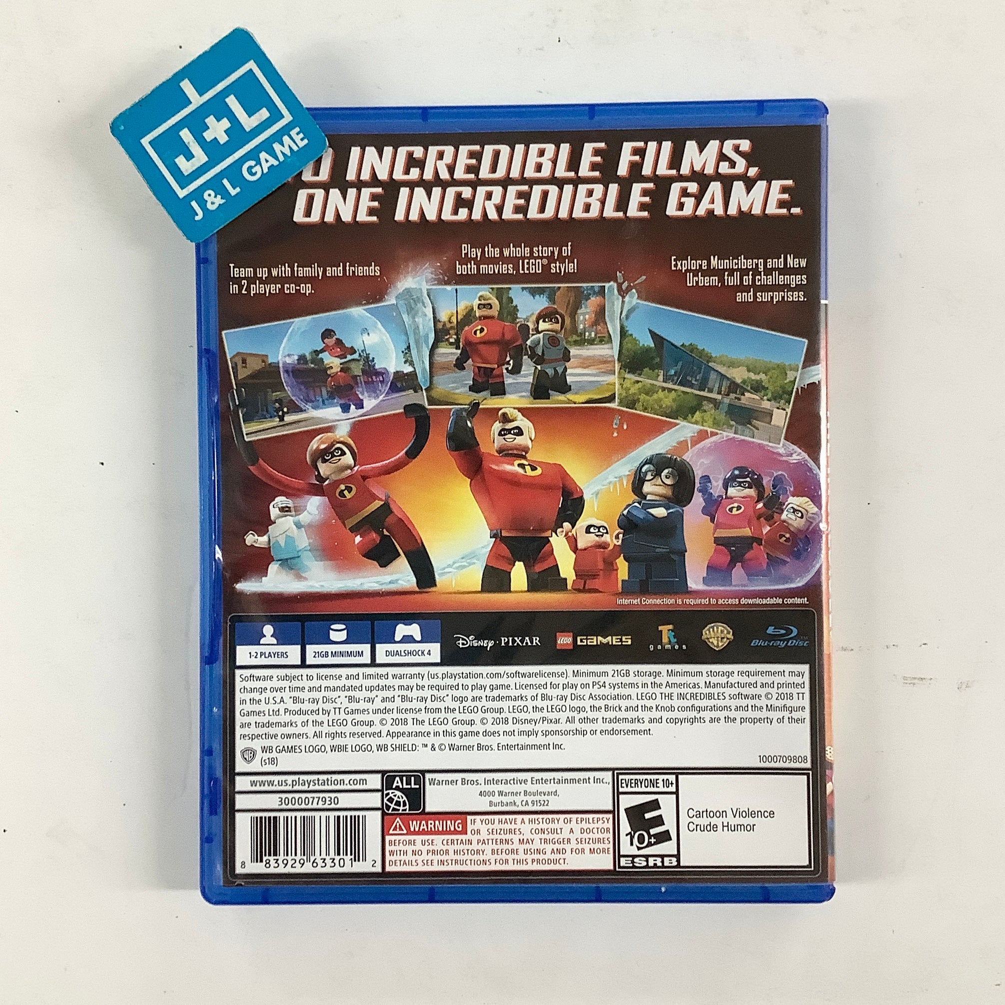 LEGO The Incredibles - (PS4) PlayStation 4 [Pre-Owned] Video Games WB Games