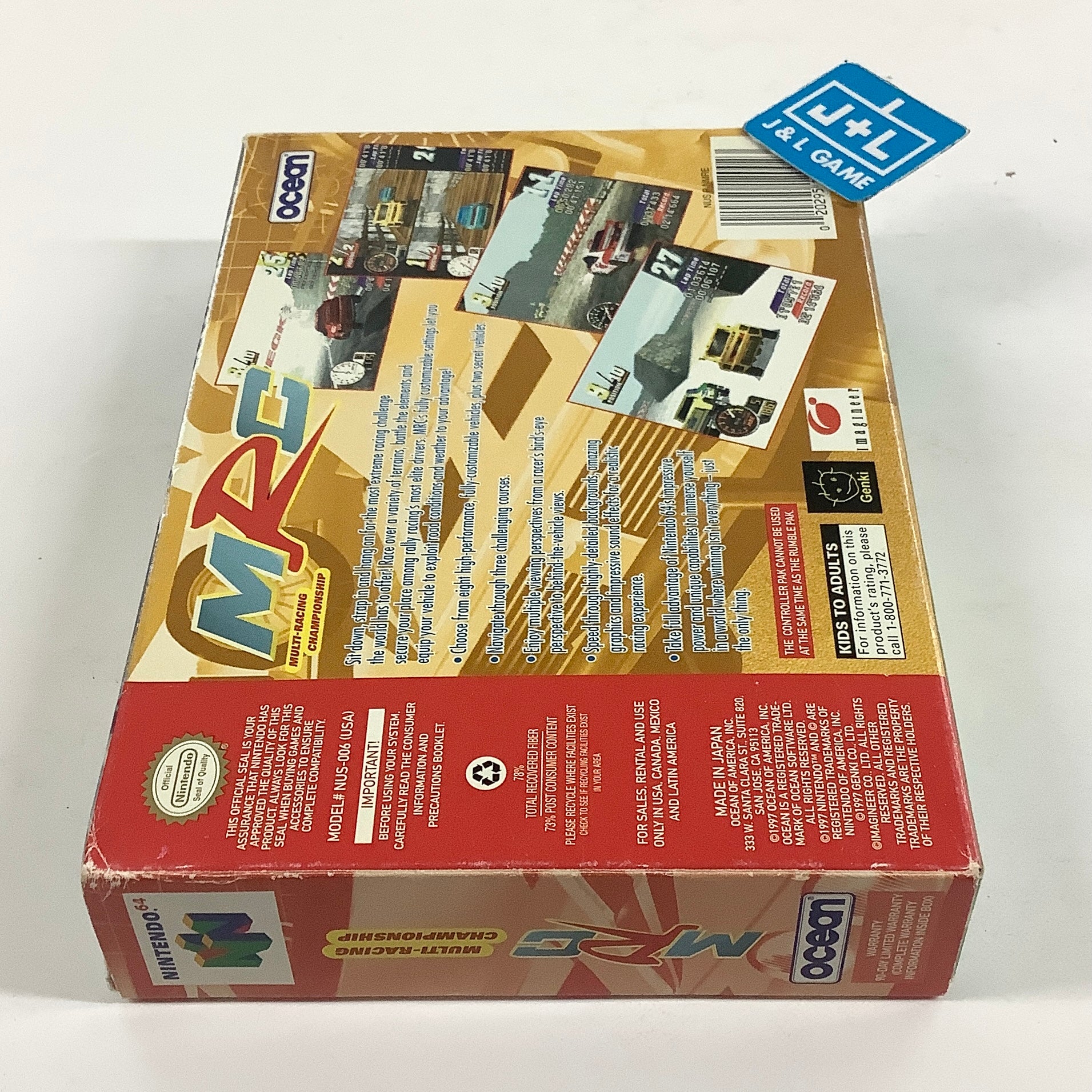 MRC: Multi-Racing Championship - (N64) Nintendo 64 [Pre-Owned] Video Games Ocean