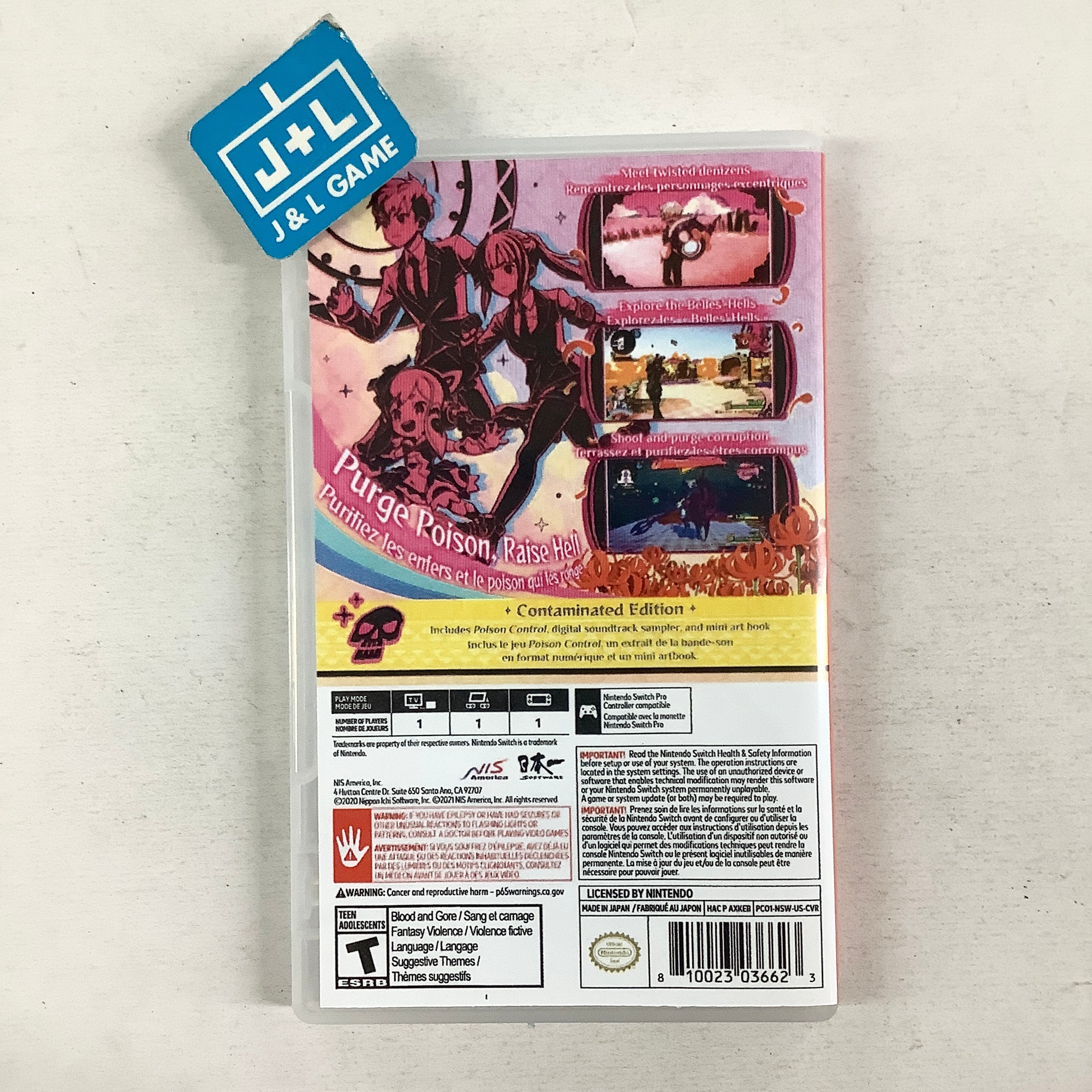 Poison Control: Contaminated Edition - (NSW) Nintendo Switch [Pre-Owned] Video Games NIS America