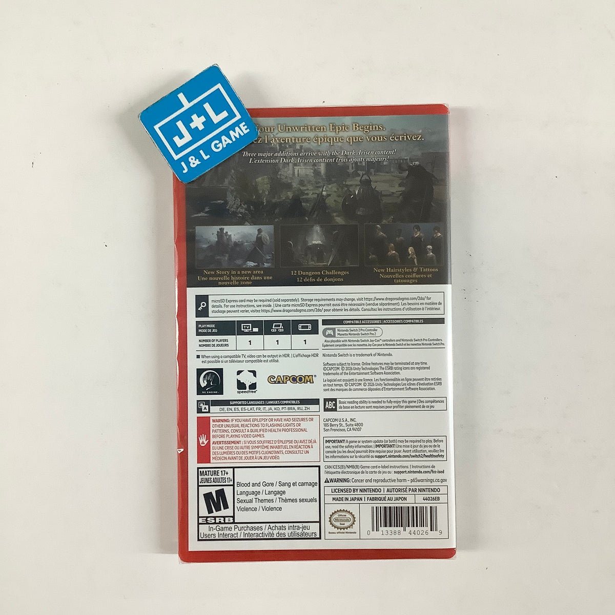 Dragons Dogma 2: Dark Arisen - (NS2) Nintendo Switch 2 Video Games Capcom