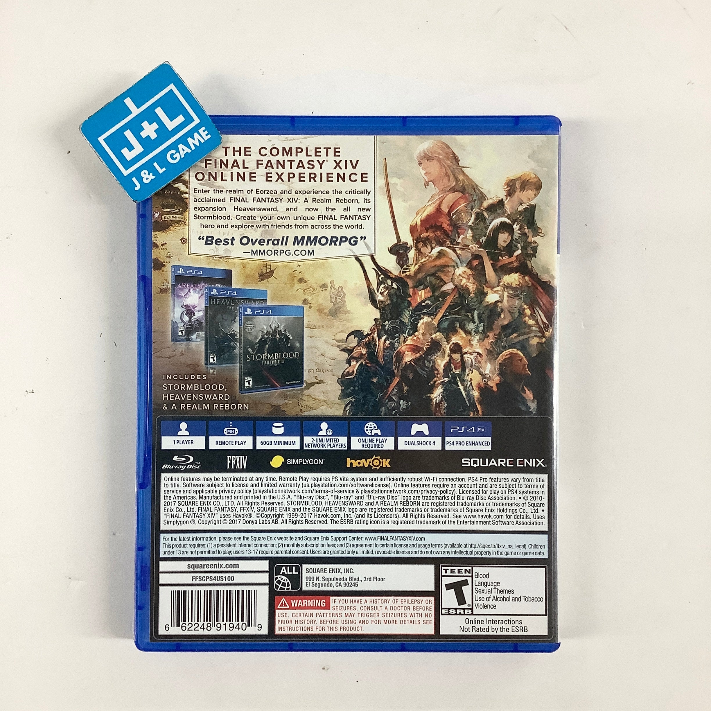 Final Fantasy XIV Online Complete Edition - (PS4) PlayStation 4 [Pre-Owned]