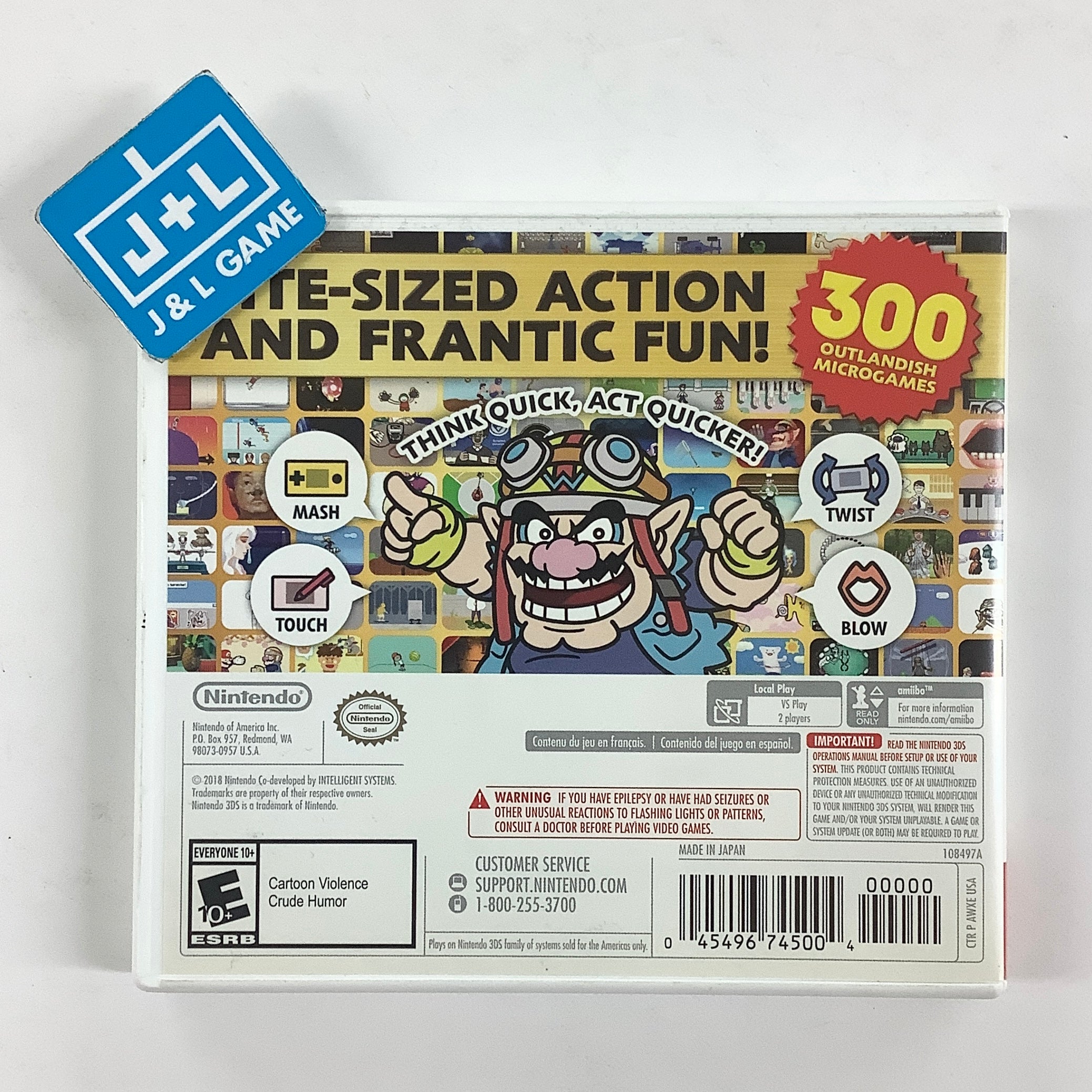 Warioware Gold - Nintendo 3DS [Pre-Owned] Video Games Nintendo