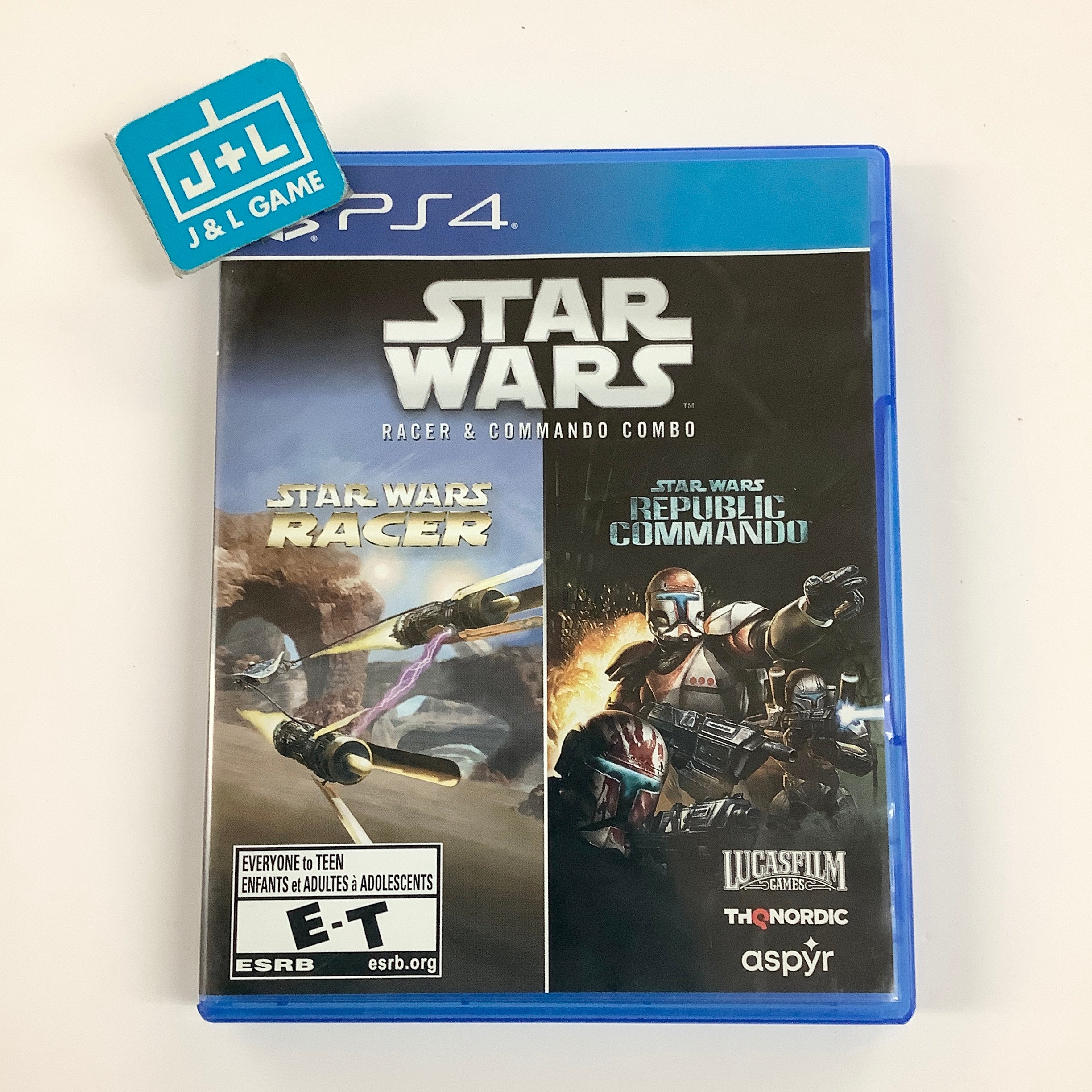 Star Wars Racer and Commando Combo - (PS4) PlayStation 4 [Pre-Owned] Video Games THQ Nordic
