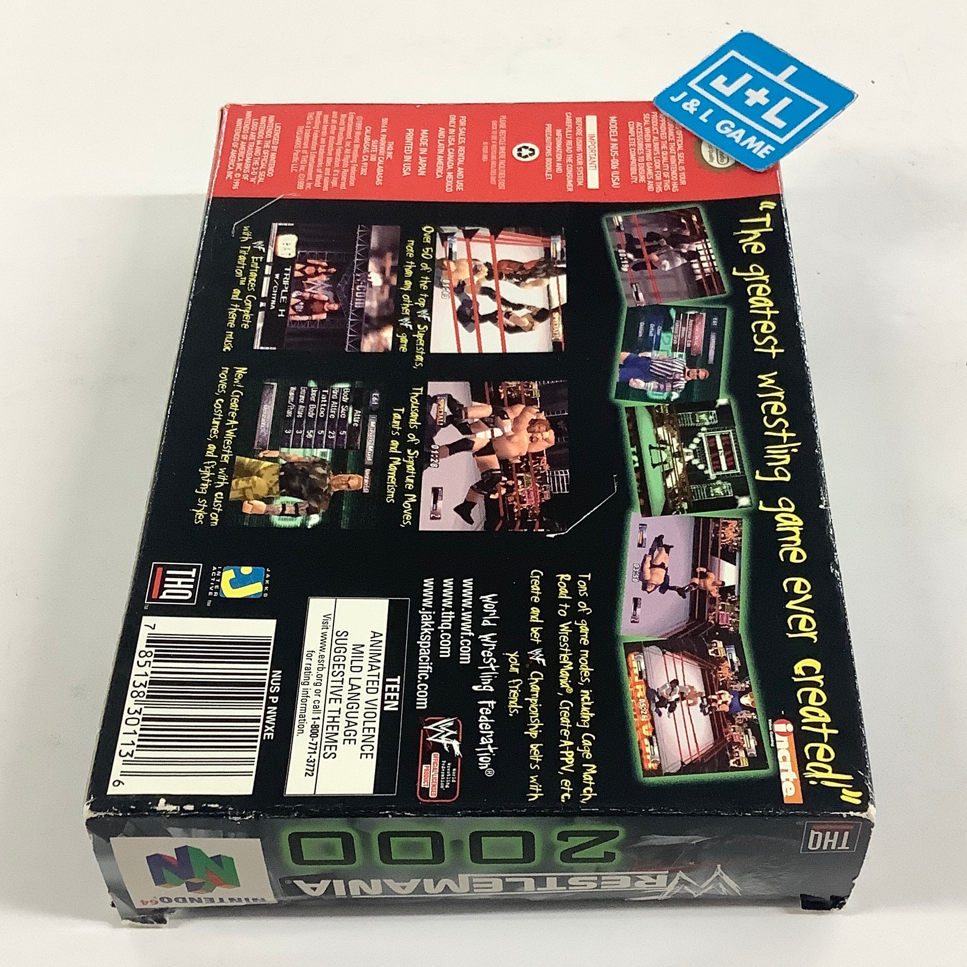 WWF WrestleMania 2000 - (N64) Nintendo 64 [Pre-Owned]