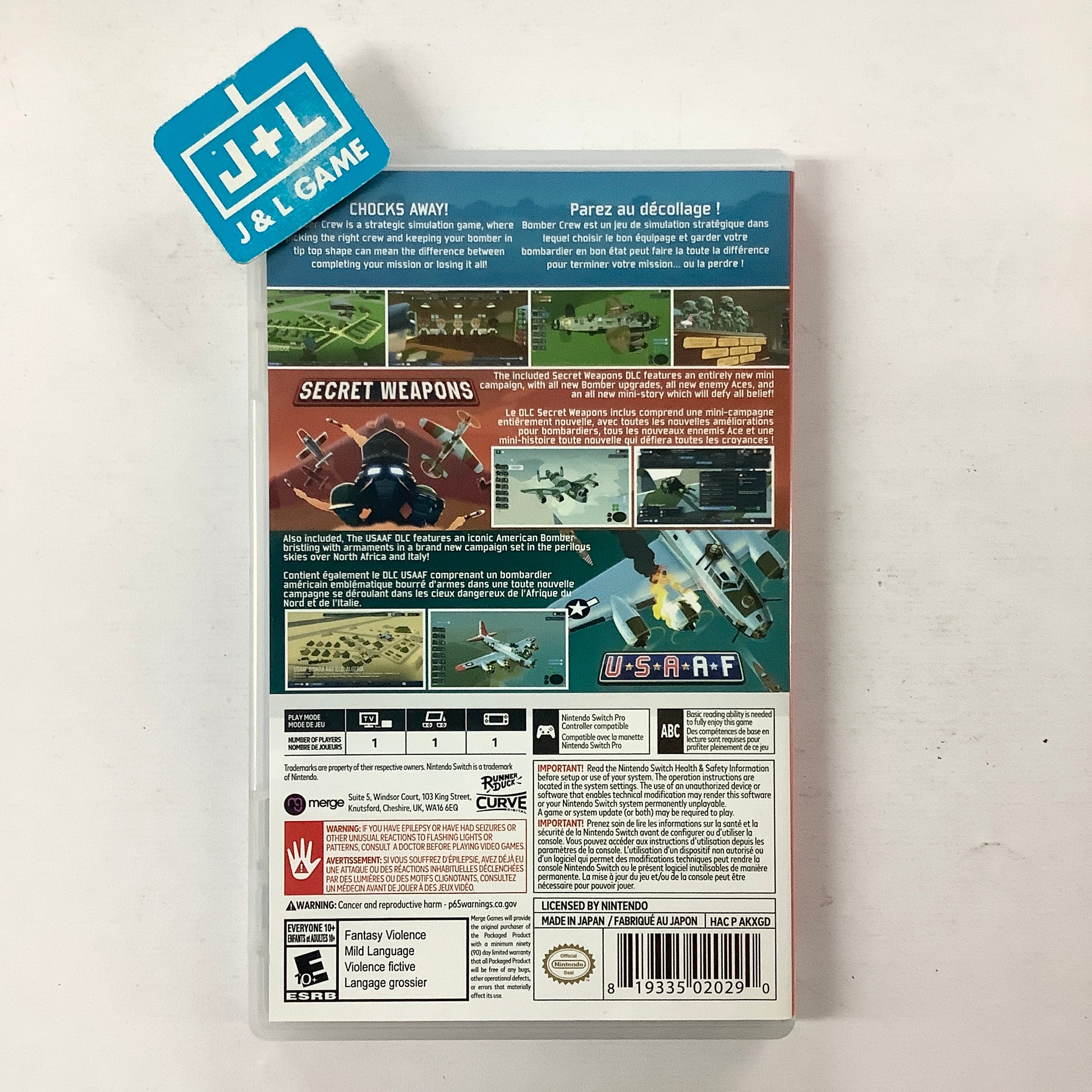 Bomber Crew: Complete Edition - (NSW) Nintendo Switch [Pre-Owned] Video Games Merge Games   