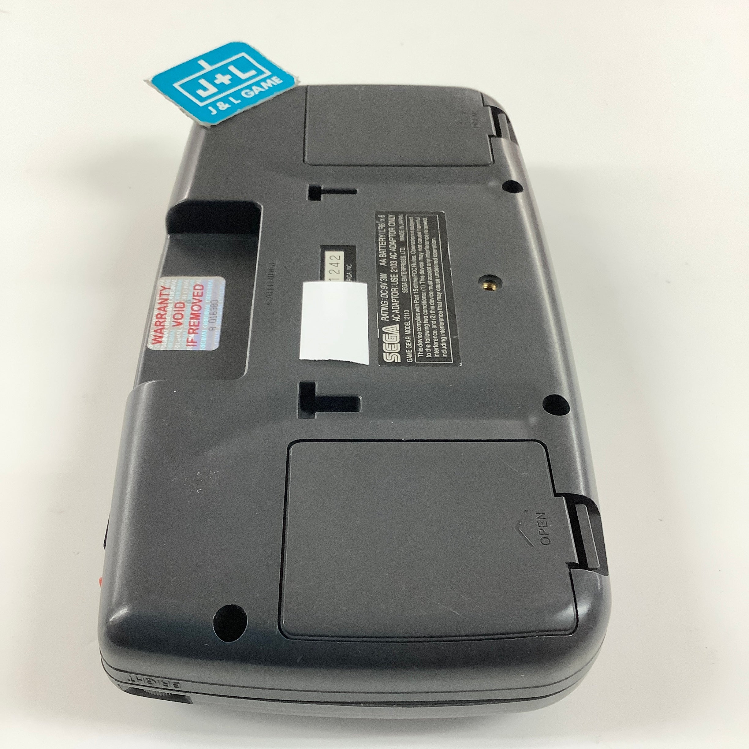 Sega Game Gear Portable Video Game System (Black) - (SGG) SEGA GameGear [Pre-Owned]