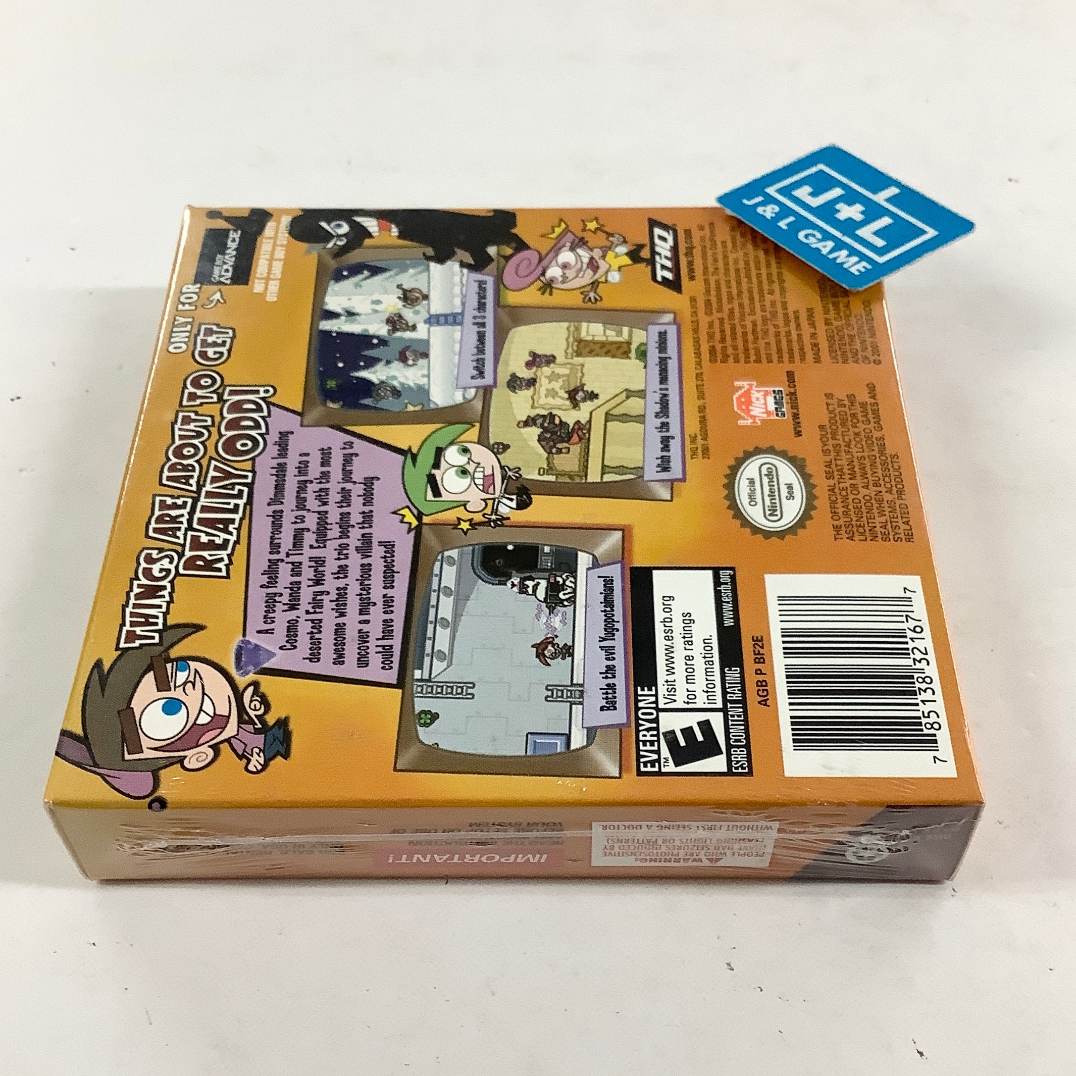 The Fairly OddParents! Shadow Showdown - (GBA) Game Boy Advance Video Games THQ