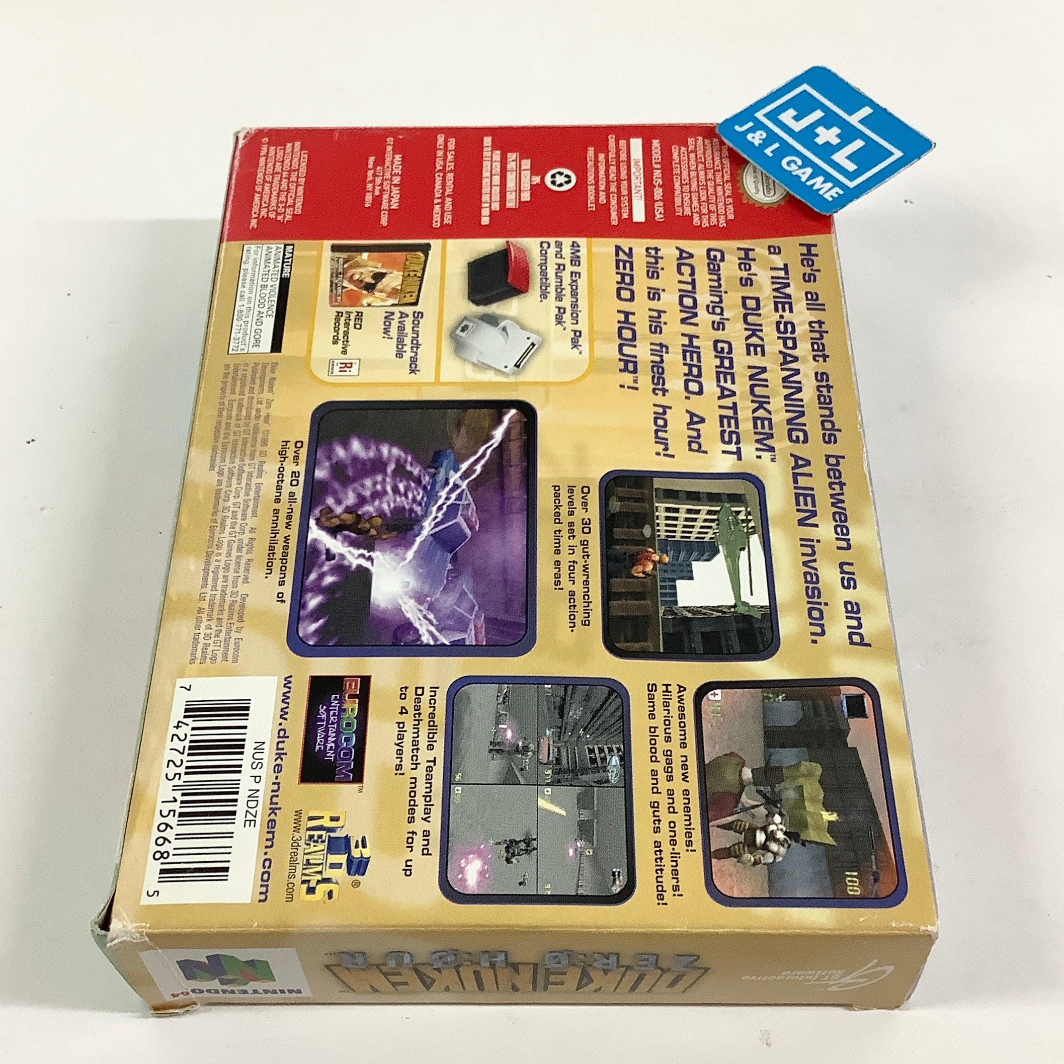 Duke Nukem: Zero Hour - (N64) Nintendo 64 [Pre-Owned]