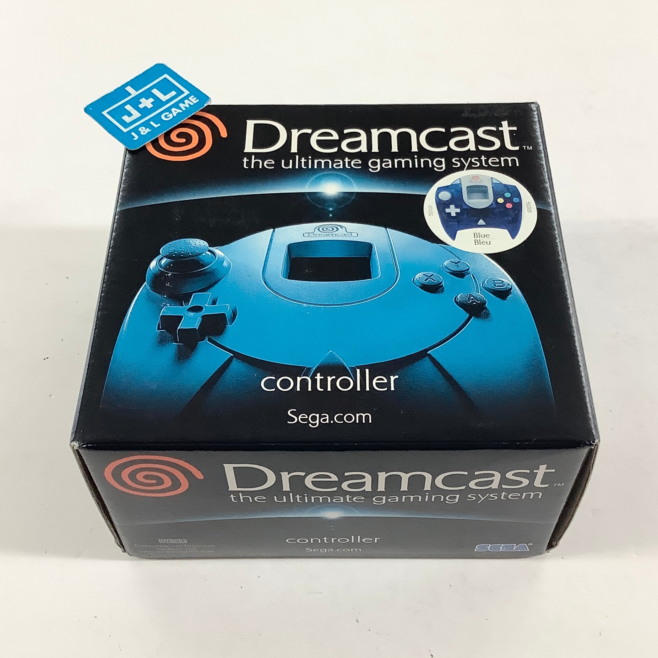 Sega Dreamcast Controller (Clear Blue) - Sega Dreamcast [Pre-Owned] Accessories SEGA