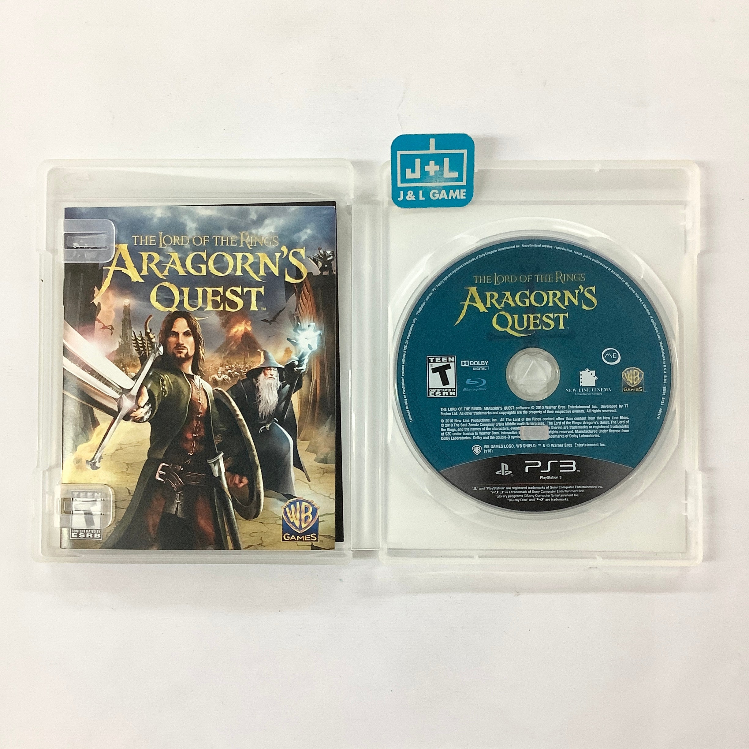 The Lord of the Rings: Aragorn's Quest - (PS3) PlayStation 3  [Pre-Owned] Video Games Warner Bros. Interactive Entertainment   
