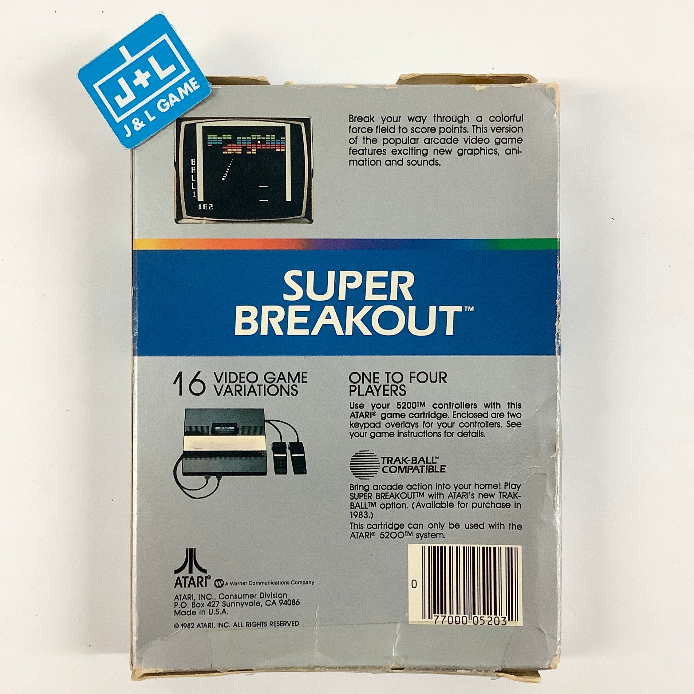 Super Breakout - (A52) Atari 5200 [Pre-Owned] Video Games Atari