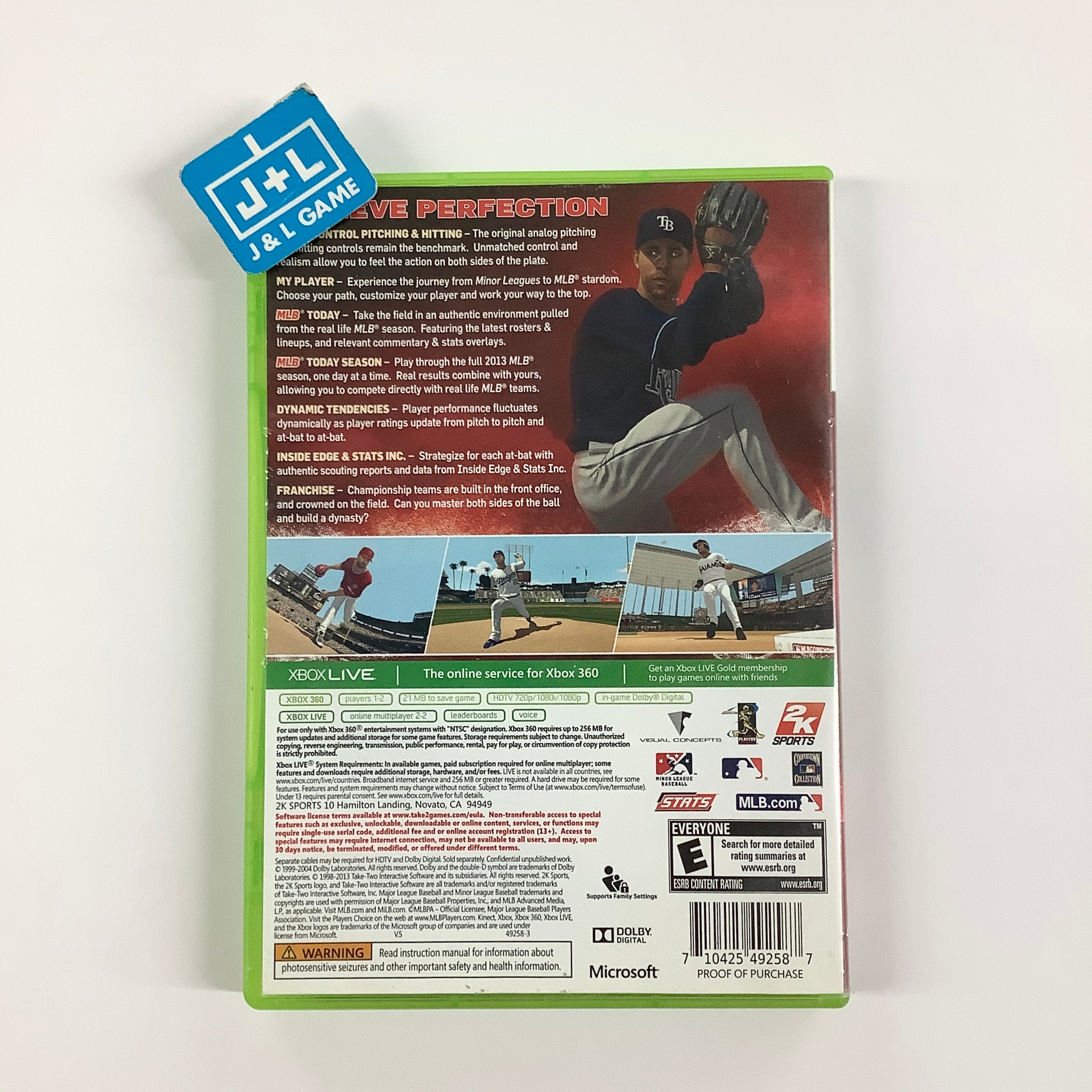 Major League Baseball 2K13 - Xbox 360 [Pre-Owned] Video Games Take-Two Interactive