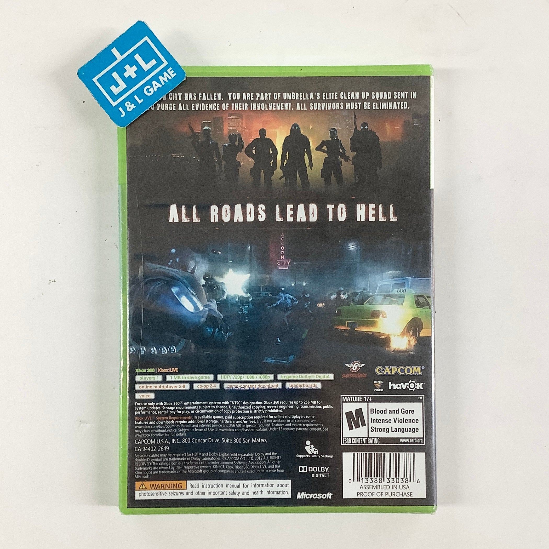 Resident Evil: Operation Raccoon City - Xbox 360 Video Games Capcom