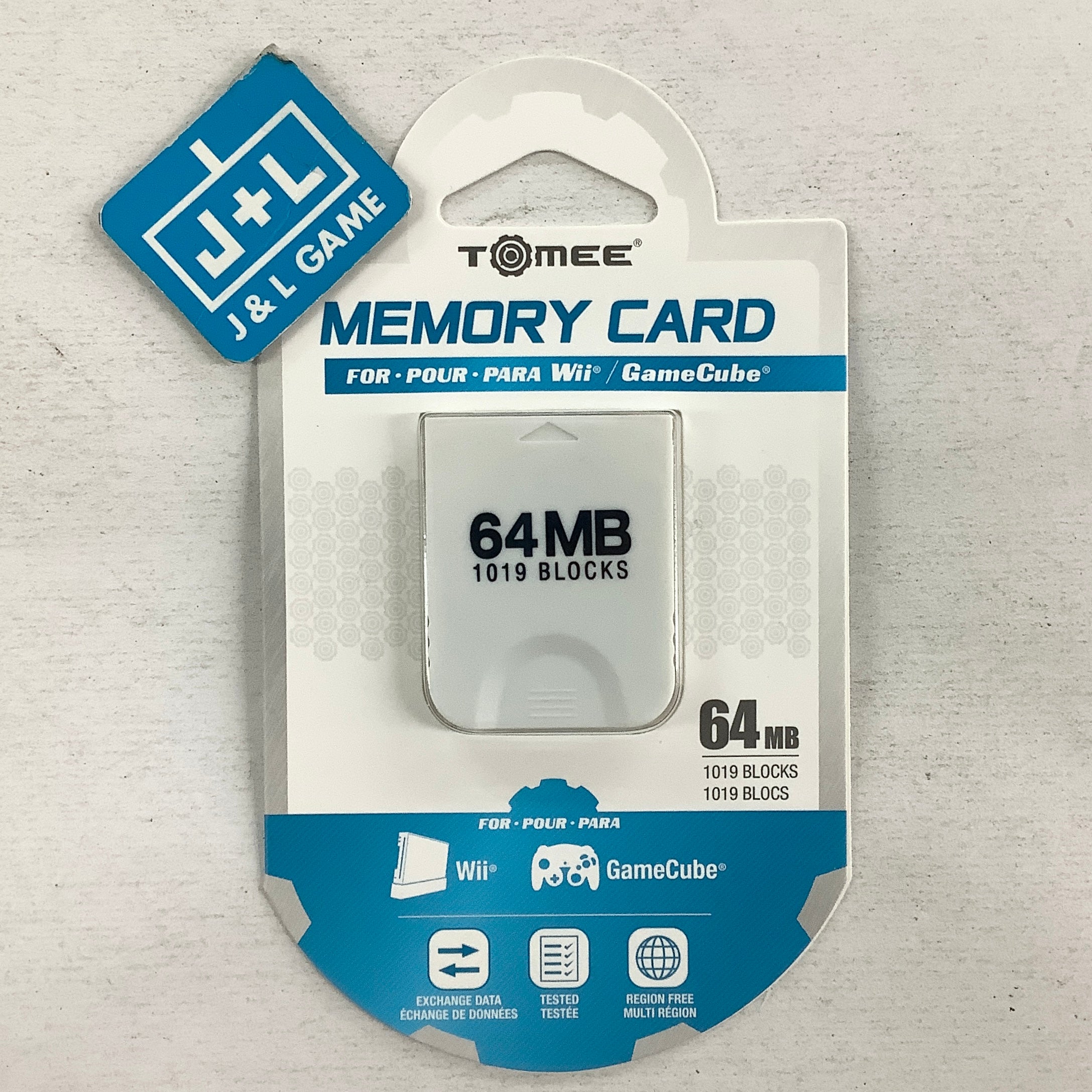 Tomee Wii/Gamecube 64MB Memory Card (1019 Blocks) (GC) Nintendo GameCube ACCESSORIES Hyperkin