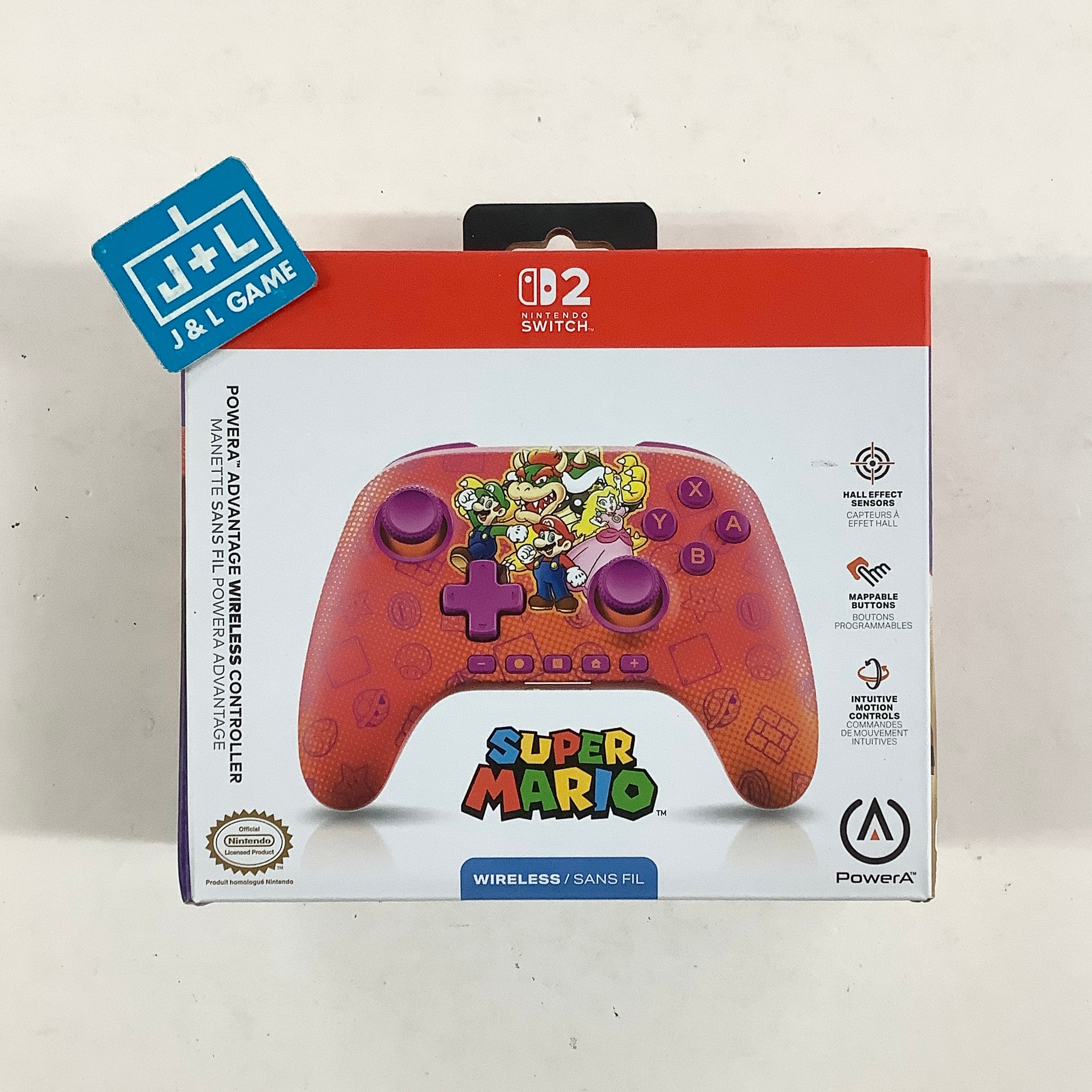 PowerA Advantage Wireless Controller (Mario and Friends) - (NS2) Nintendo Switch 2 ACCESSORIES PowerA