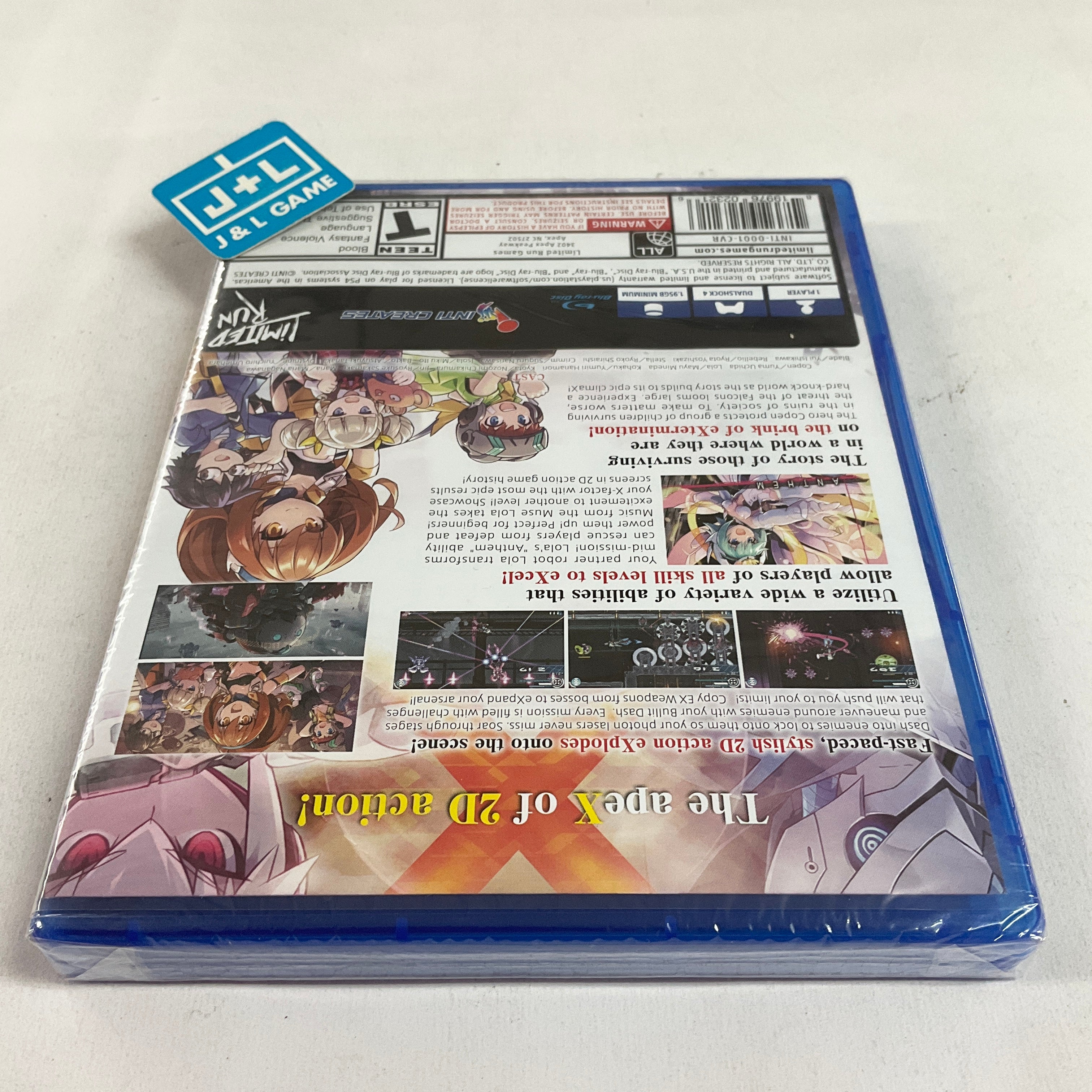 Gunvolt Chronicles: Luminous Avenger iX - (PS4) PlayStation 4 Video Games Limited Run Games