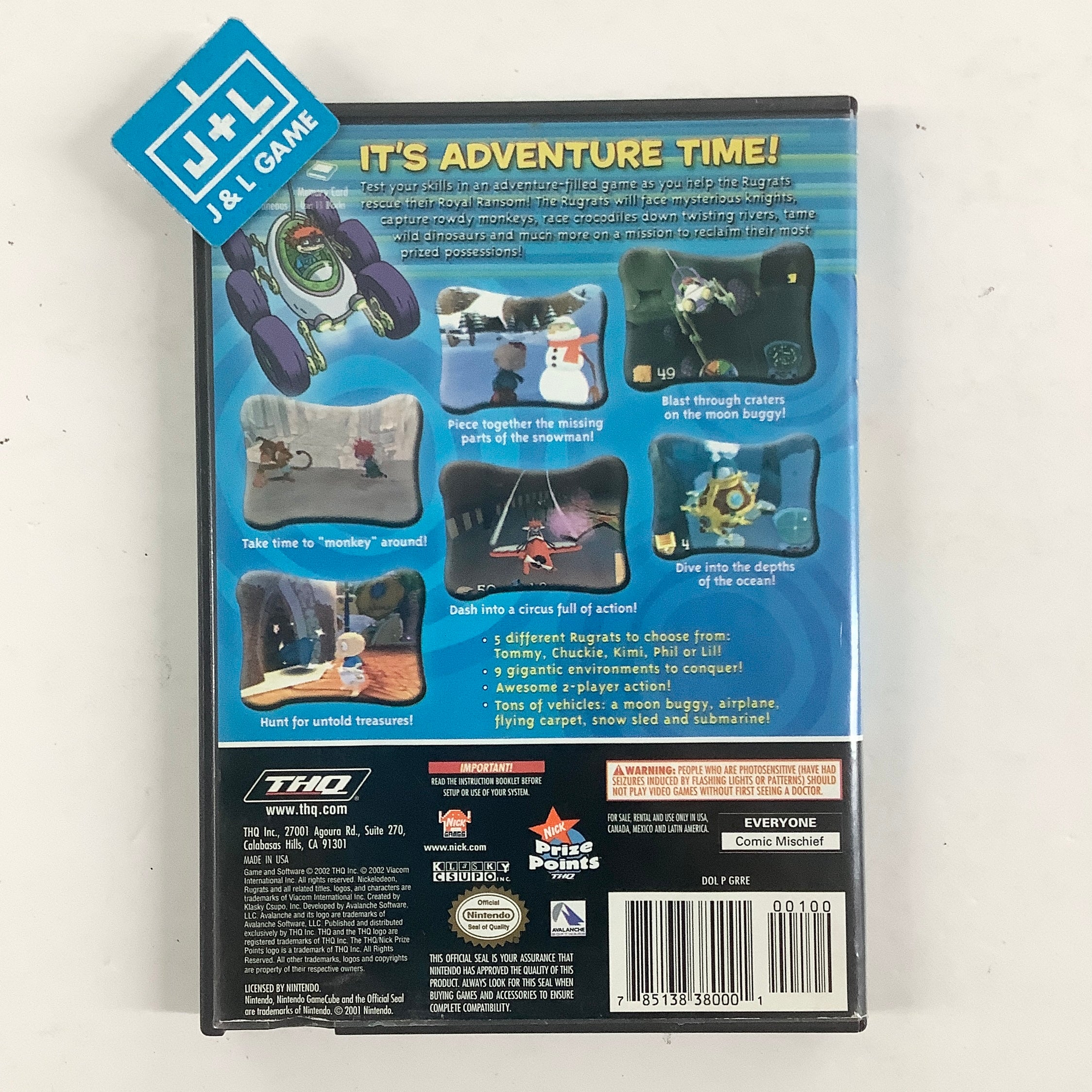 Rugrats: Royal Ransom - (GC) GameCube [Pre-Owned] Video Games THQ