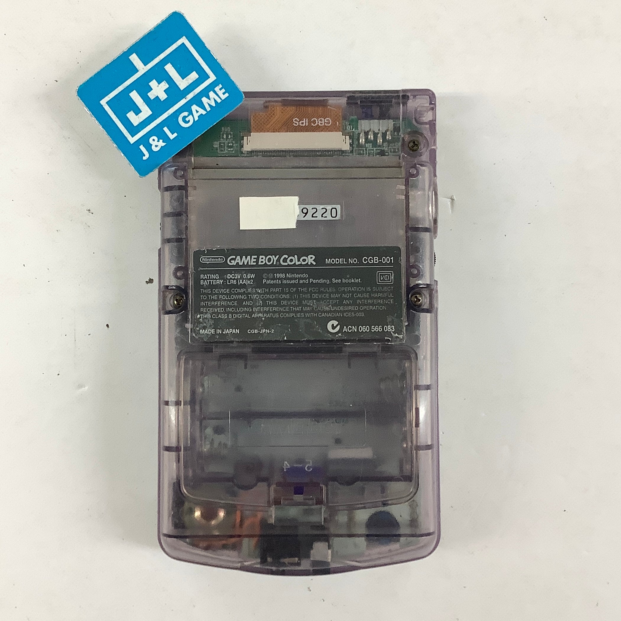 Nintendo Game Boy Color Console (Atomic Purple With Backlight) - (GBC) Game Boy Color [Pre-Owned] Consoles Nintendo