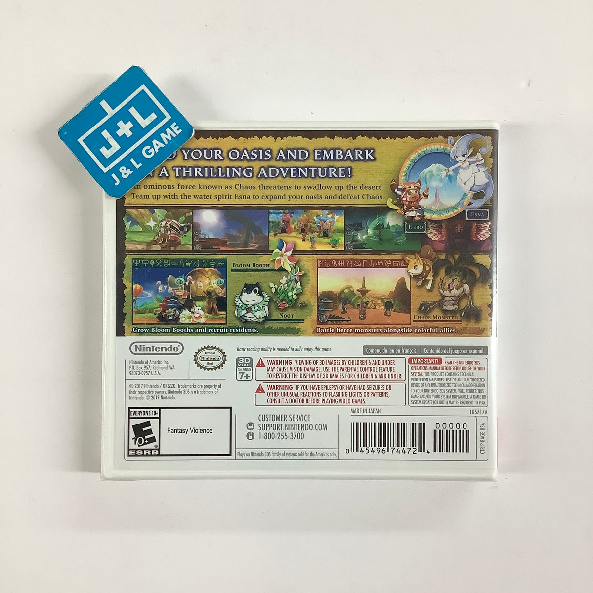 Ever Oasis - Nintendo 3DS Video Games Nintendo